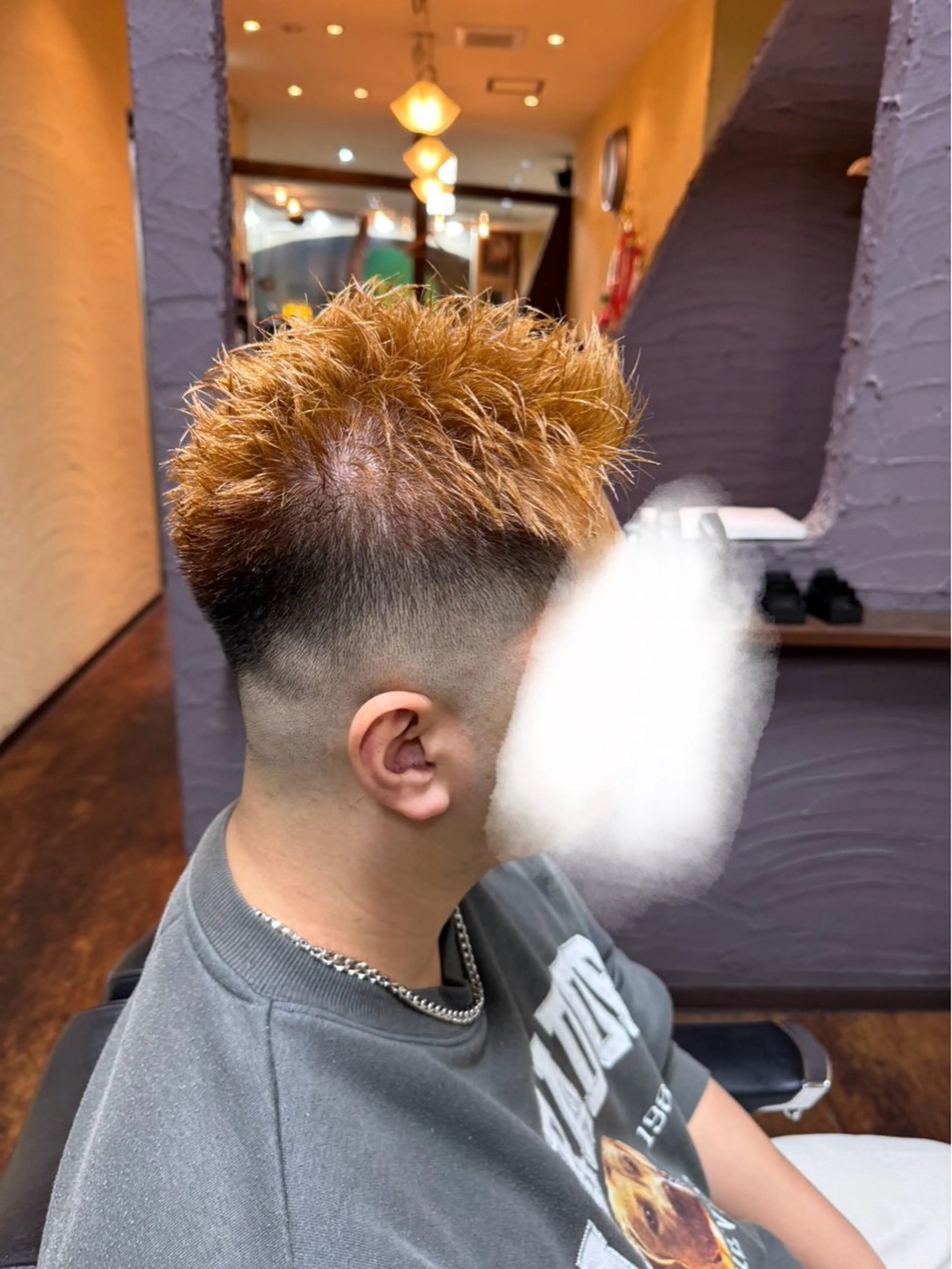 ショート メンズ フェードカット カット 中島 視温のヘアスタイル