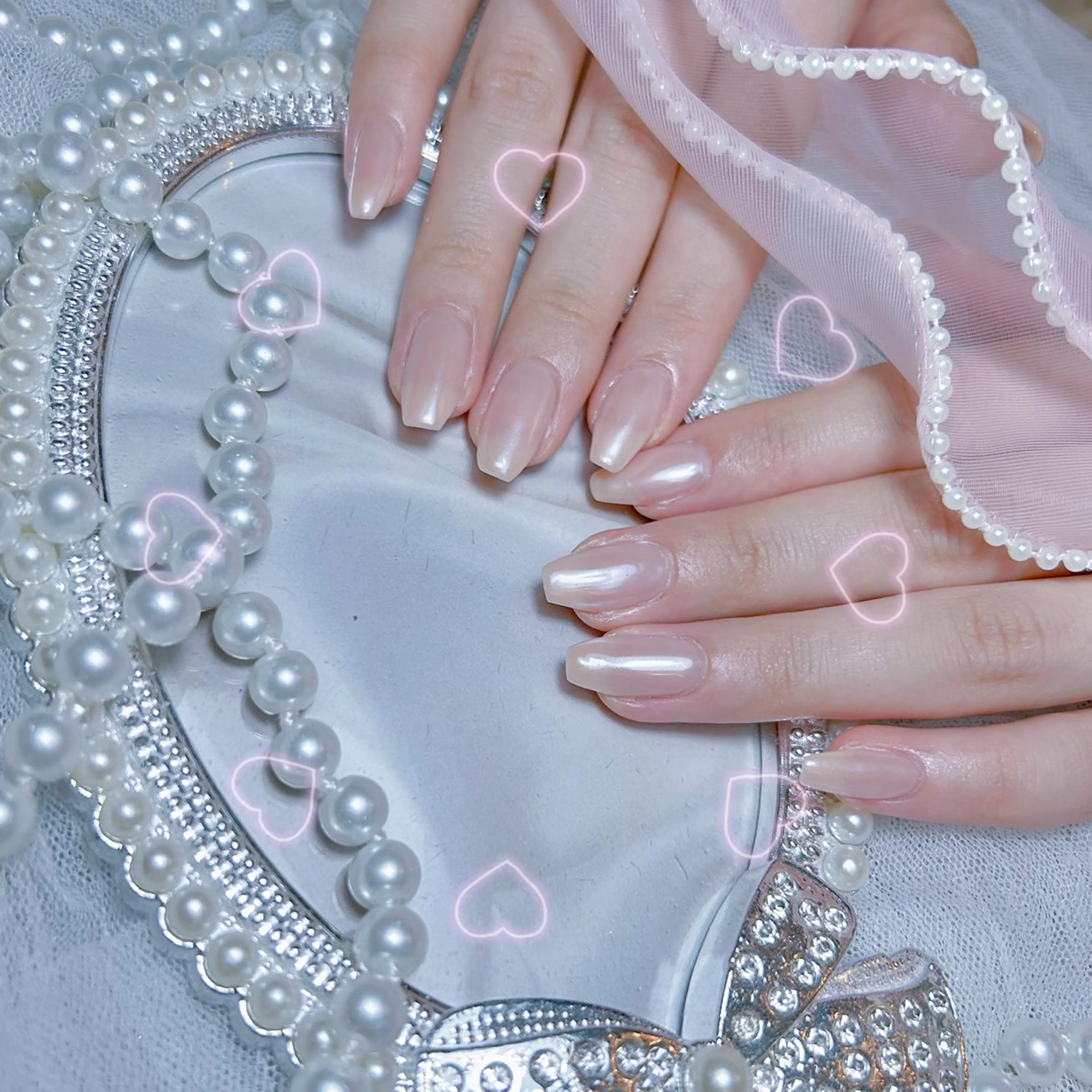 ネイル ハンドネイル Yudia🩵 Yuiのネイルデザイン