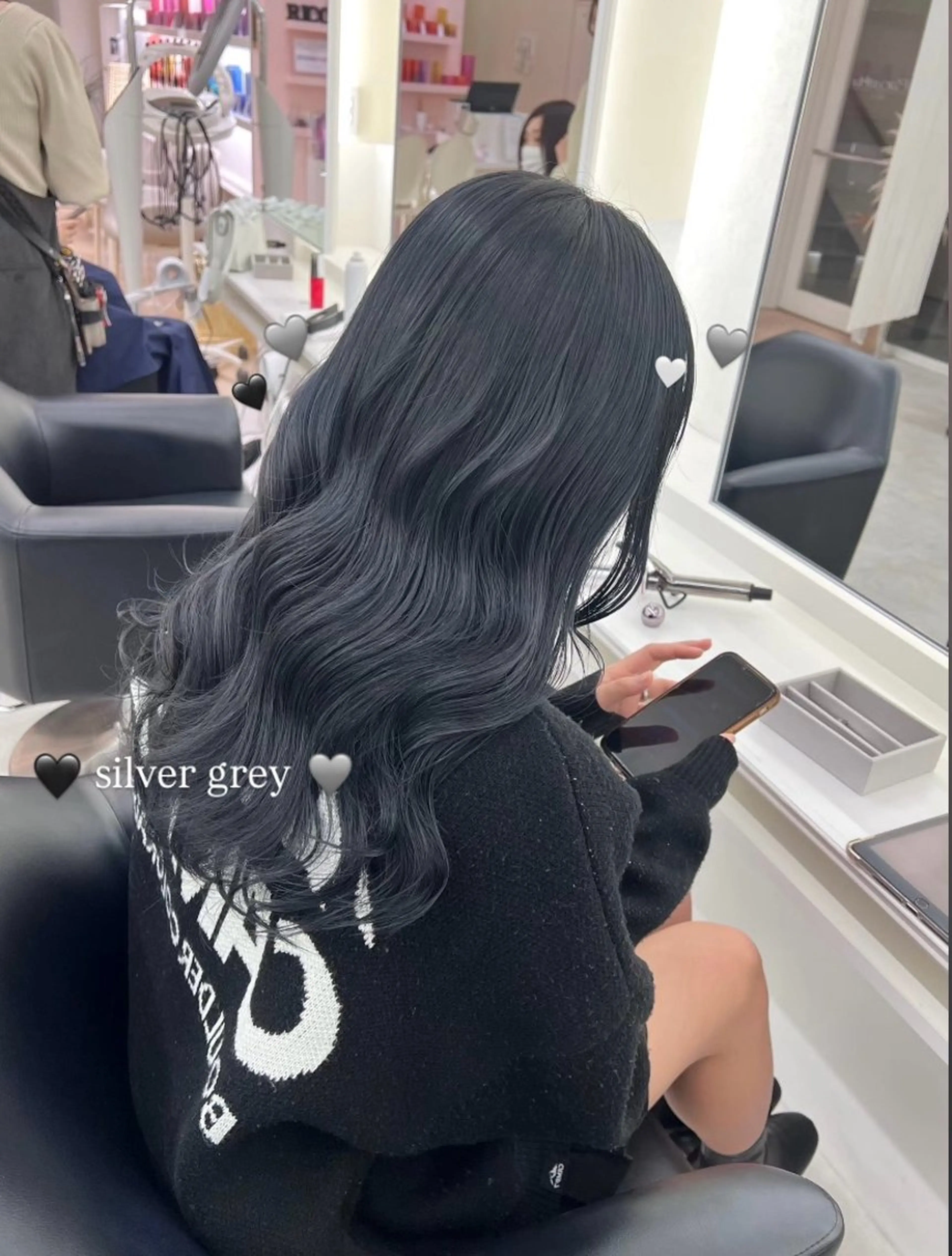 ロング カラー ヘアカラー Parve Mix 森 美遥🇰🇷🩶のヘアスタイル