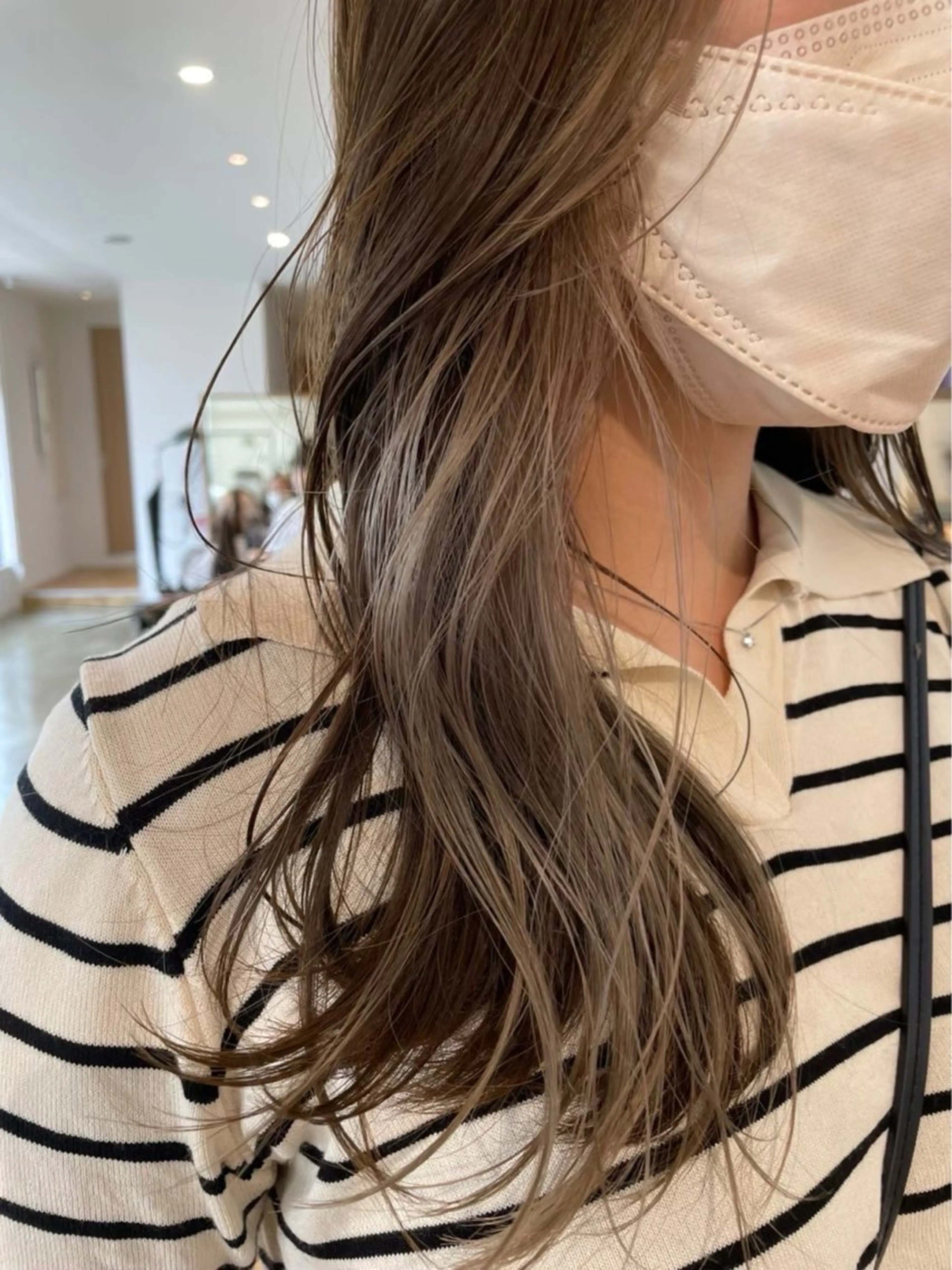 ロング カラー 髙木 友菜のヘアスタイル