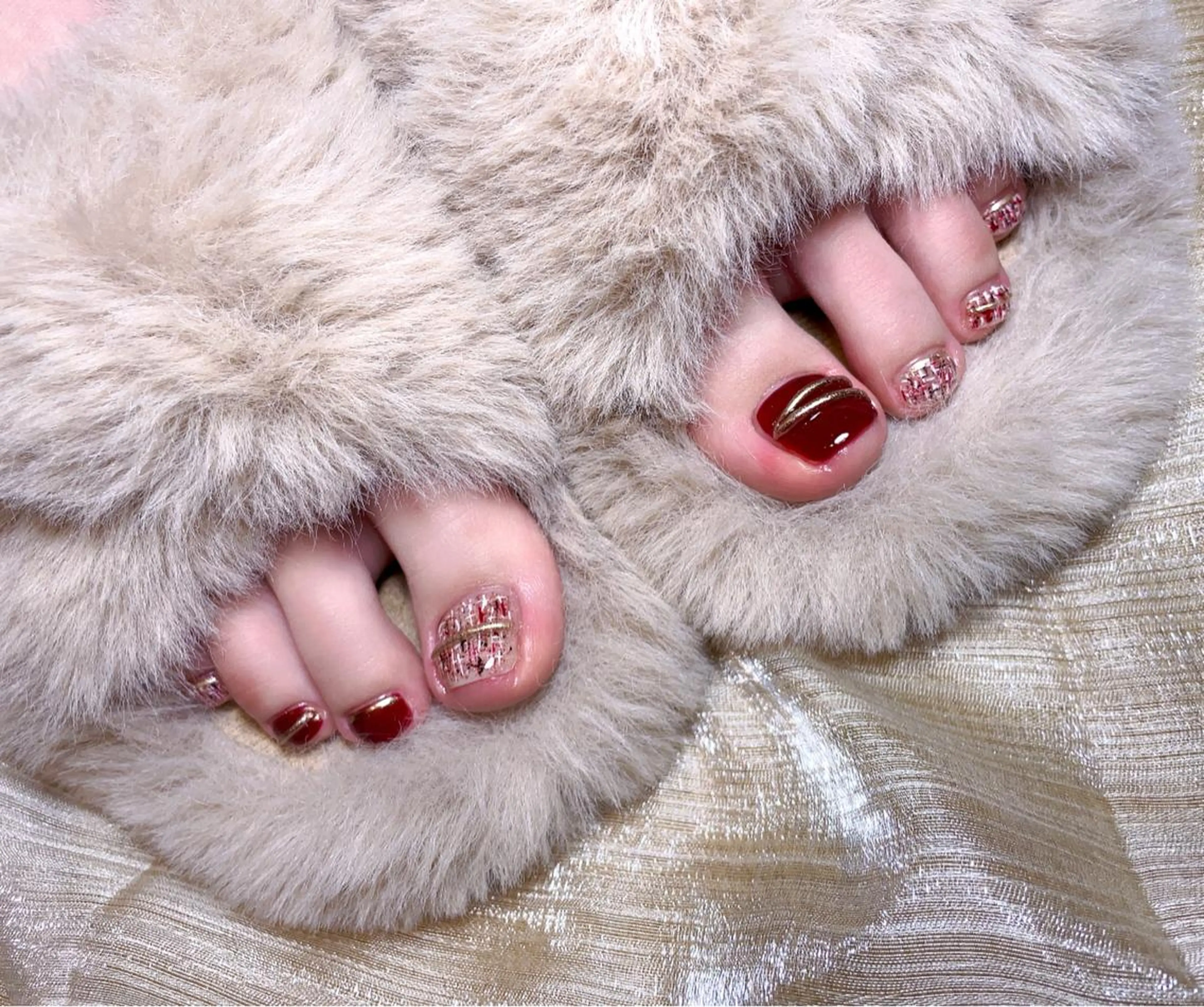 ネイル フットネイル 南野 由希のネイルデザイン