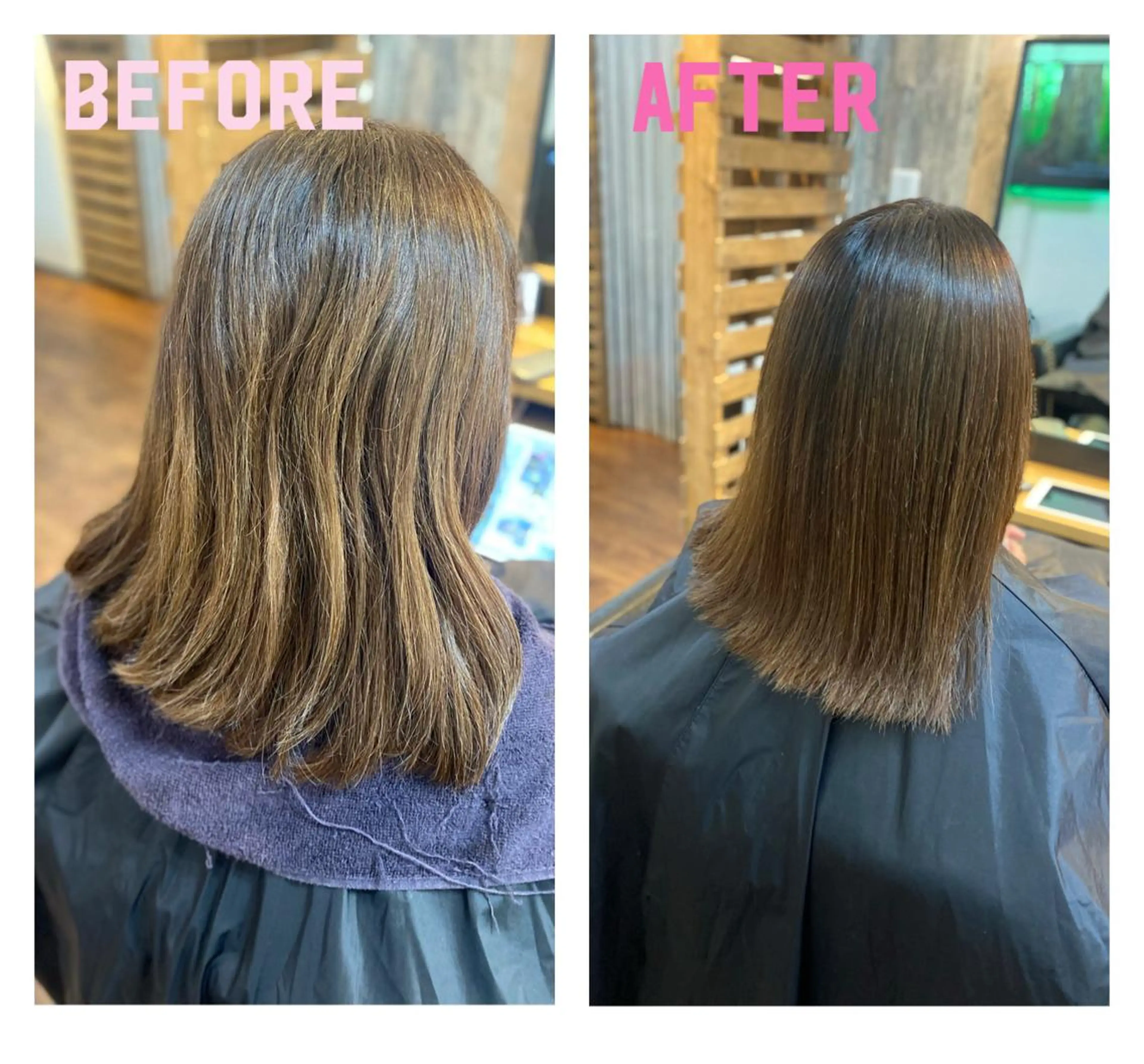 ミディアム パーマ 酸性ストレート ストレートパーマ カット 縮毛矯正 トリートメント Lizir ルズィール所属・Luzir⭐︎ GEN⭐︎のヘアスタイル