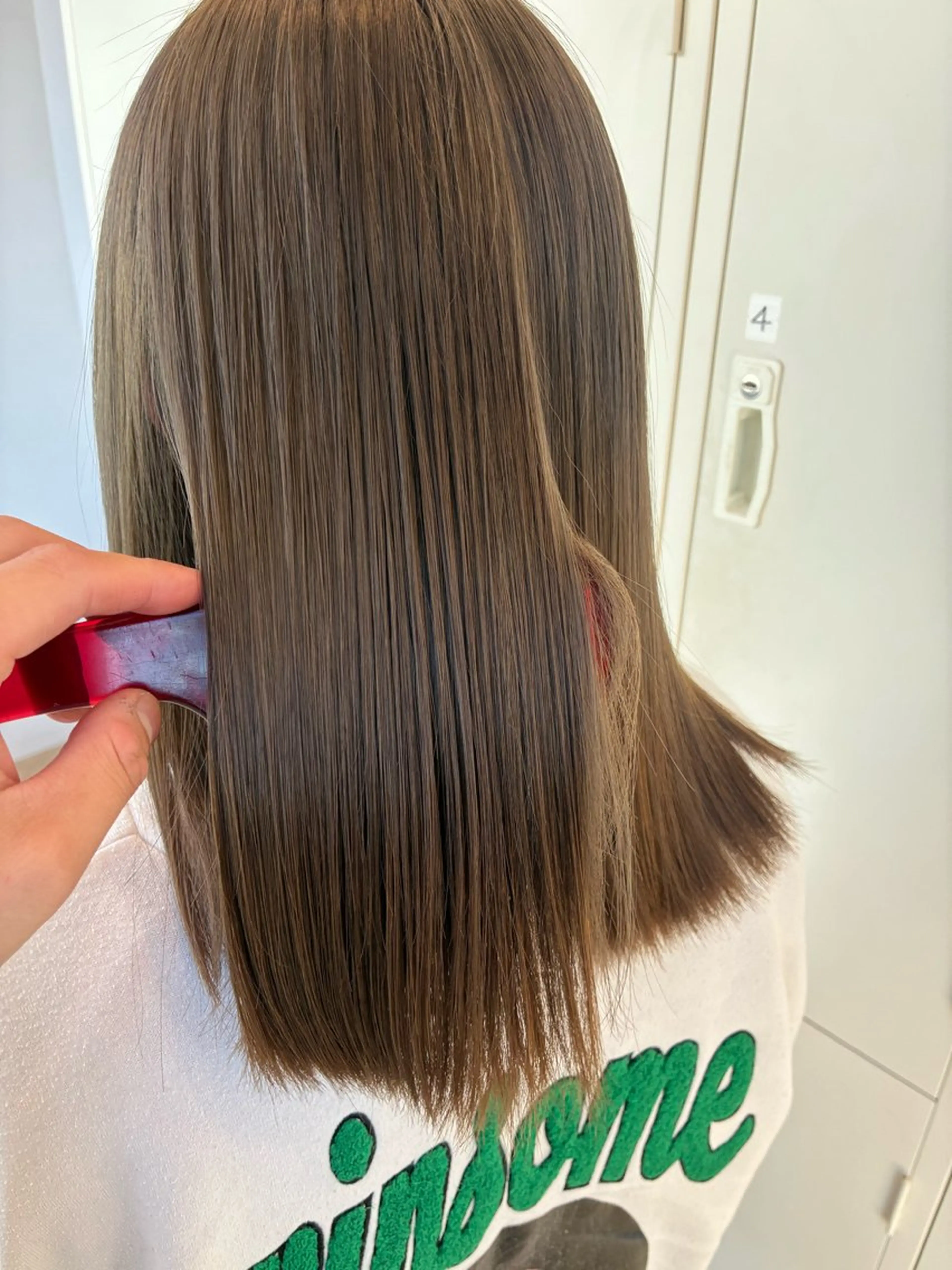 セミロング ヘアカラー トリートメント 山際勇策 /岐阜美容師のヘアスタイル