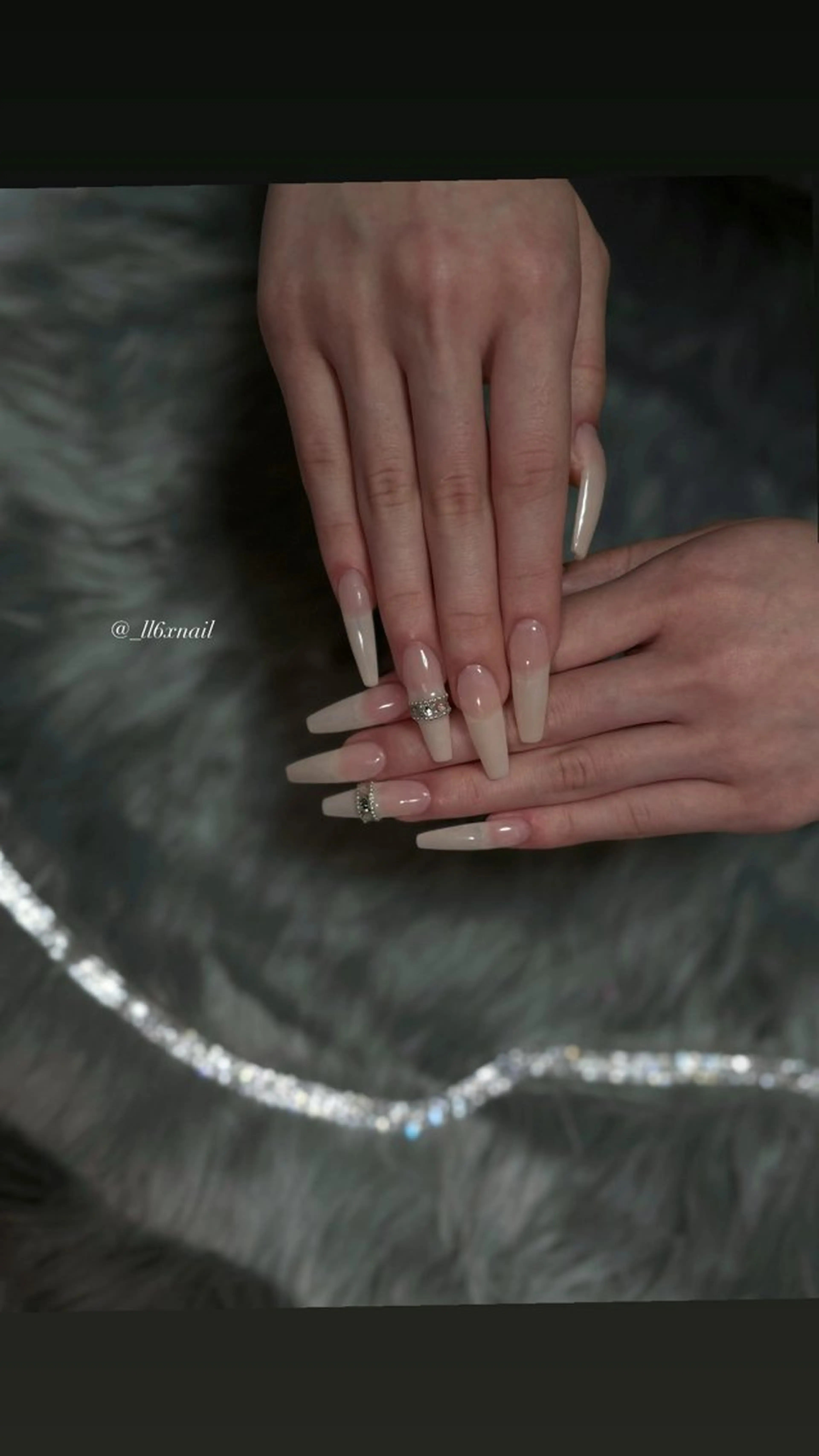 【ネイルモデル】自爪｜ワンカラー🩶の写真