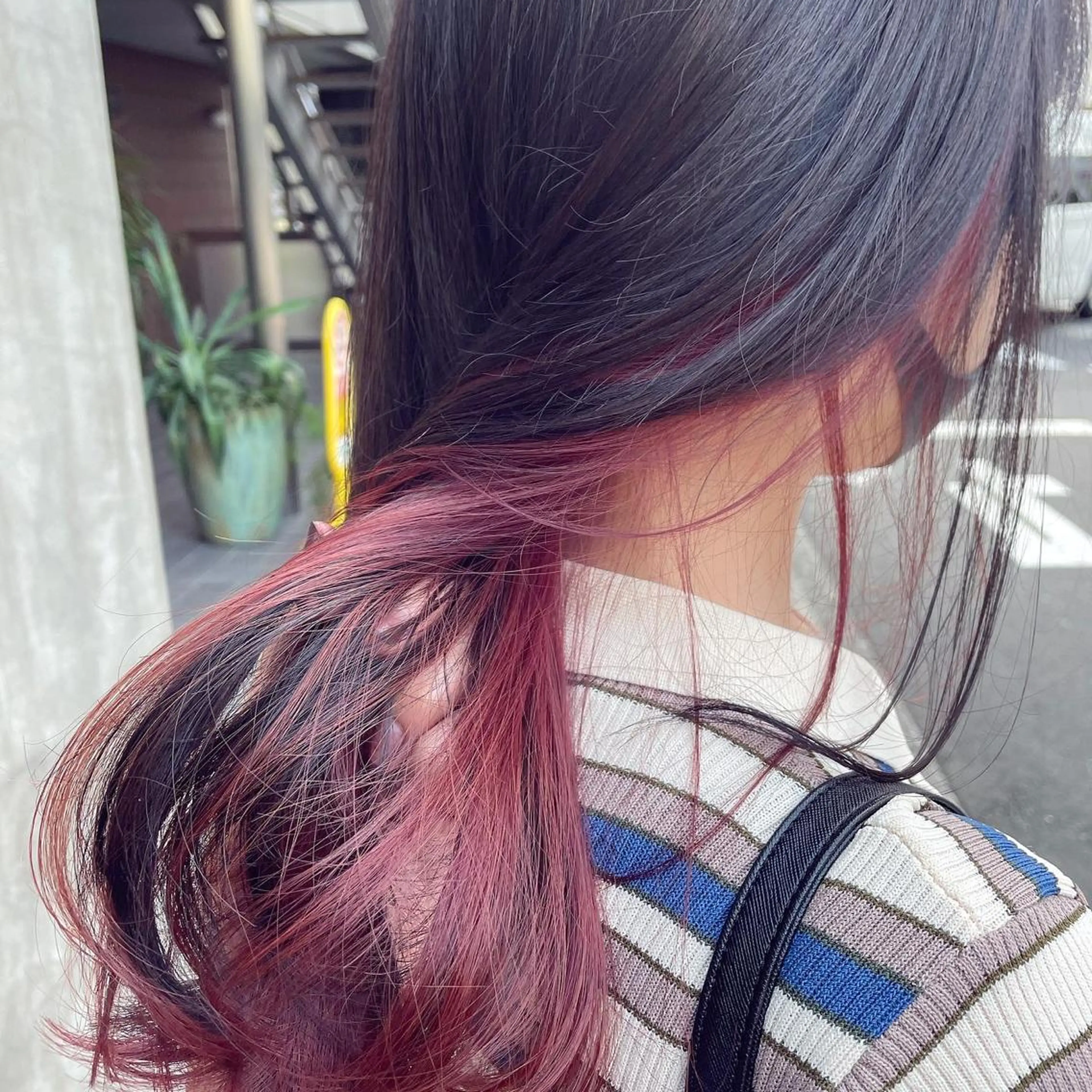 ロング カラー ヘアカラー トリートメント 🦋透明感カラー /ケアブリーチ🦋のヘアスタイル