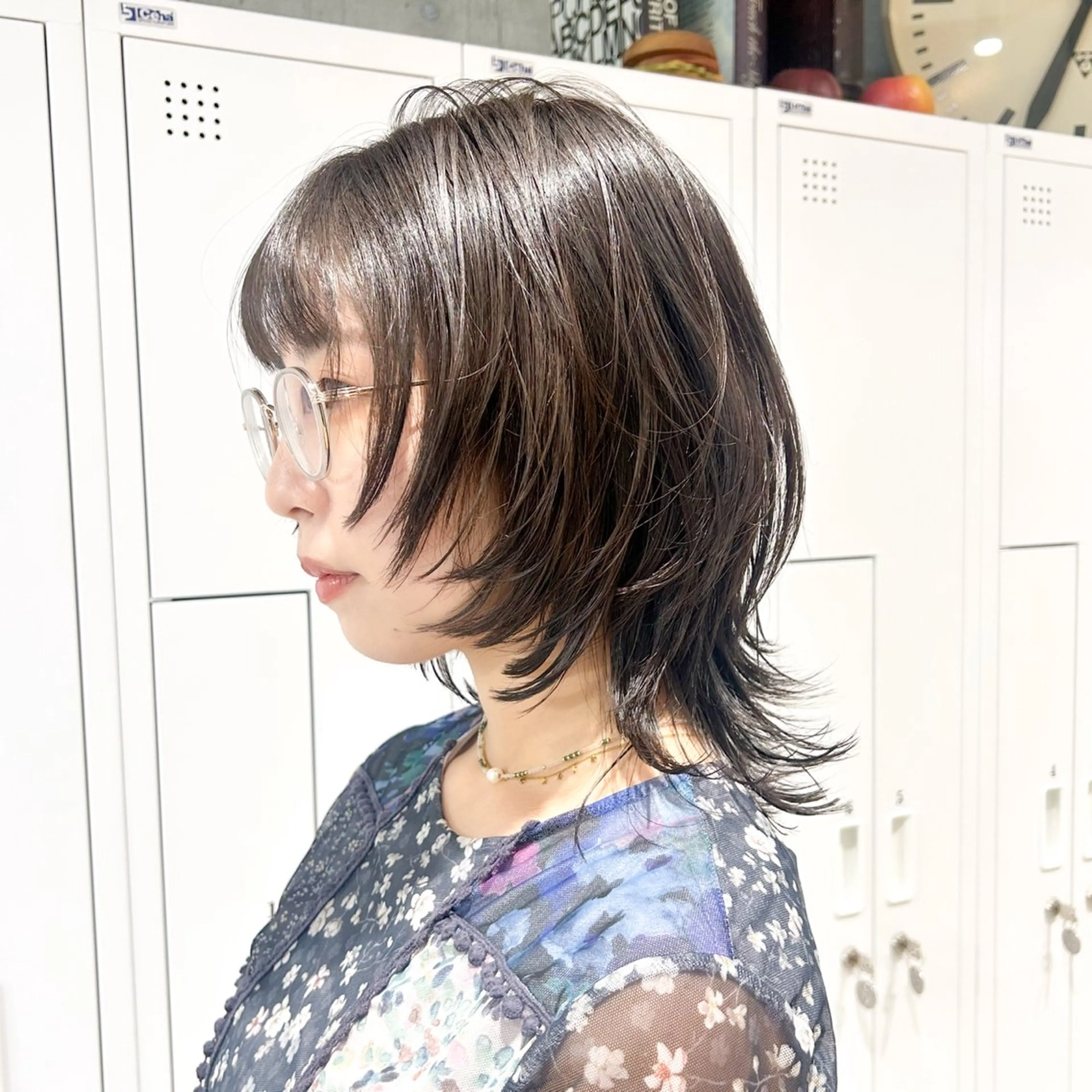 ミディアム 🤡暖色艶カラー 🤡みさきのヘアスタイル