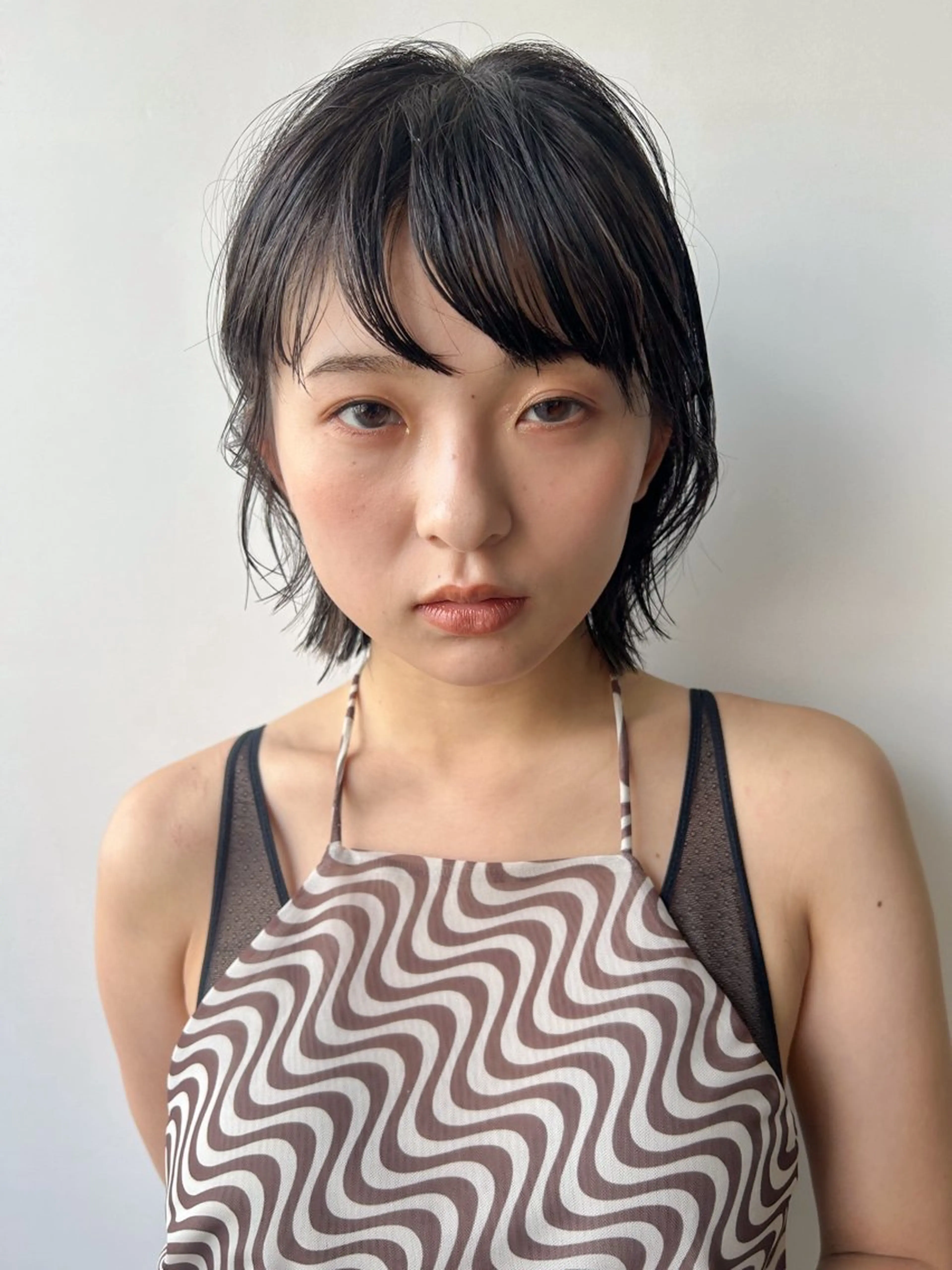 ショート カラー 原 瑞希のヘアスタイル