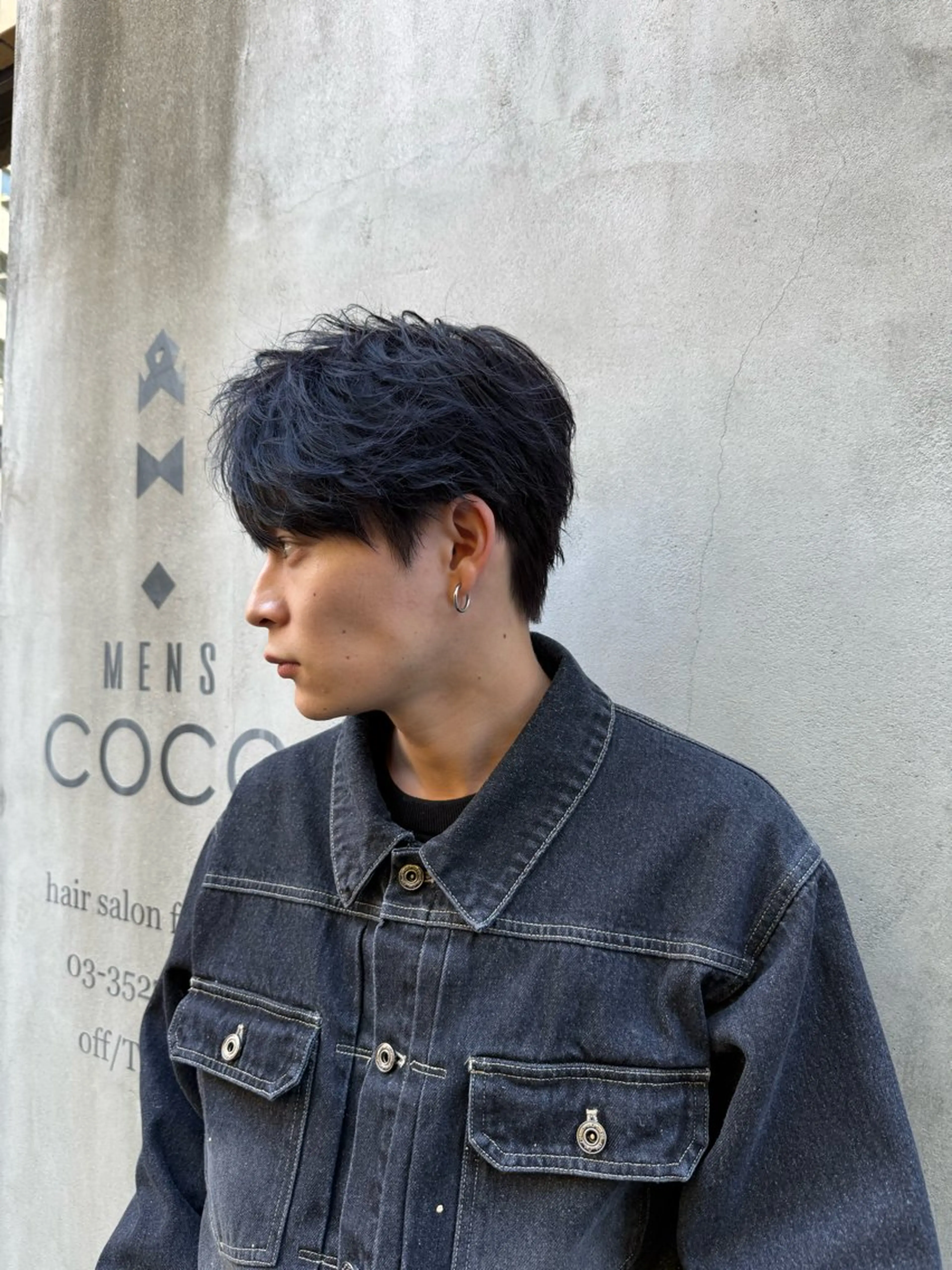 パーマ メンズ ダウンパーマ フェザーパーマ マッシュ メンズパーマ メンズ/佐藤 恒輝のヘアスタイル