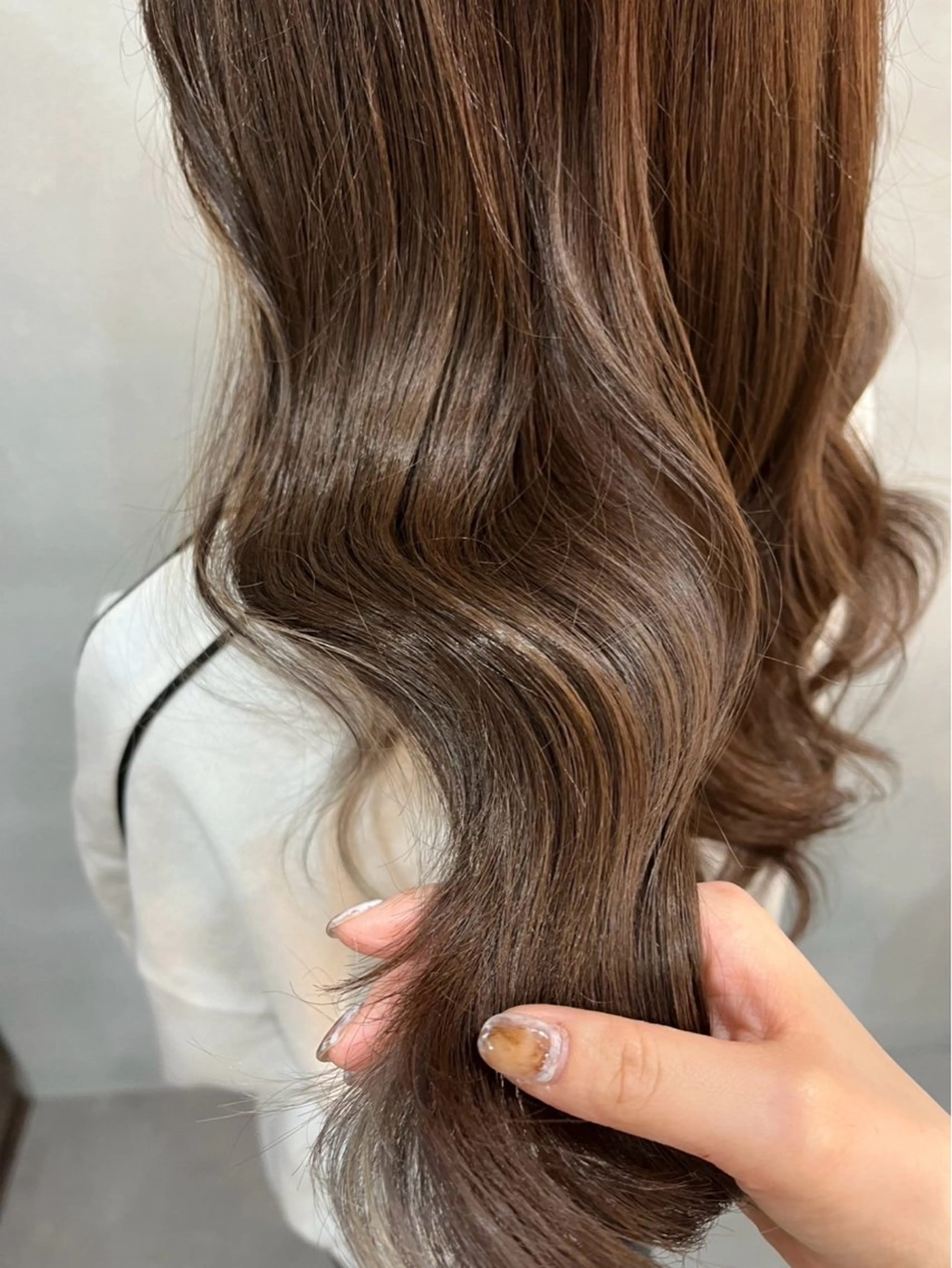 【❣️ミニモ限定❣️】艶髪カラー+髪質改善トリーメントの写真