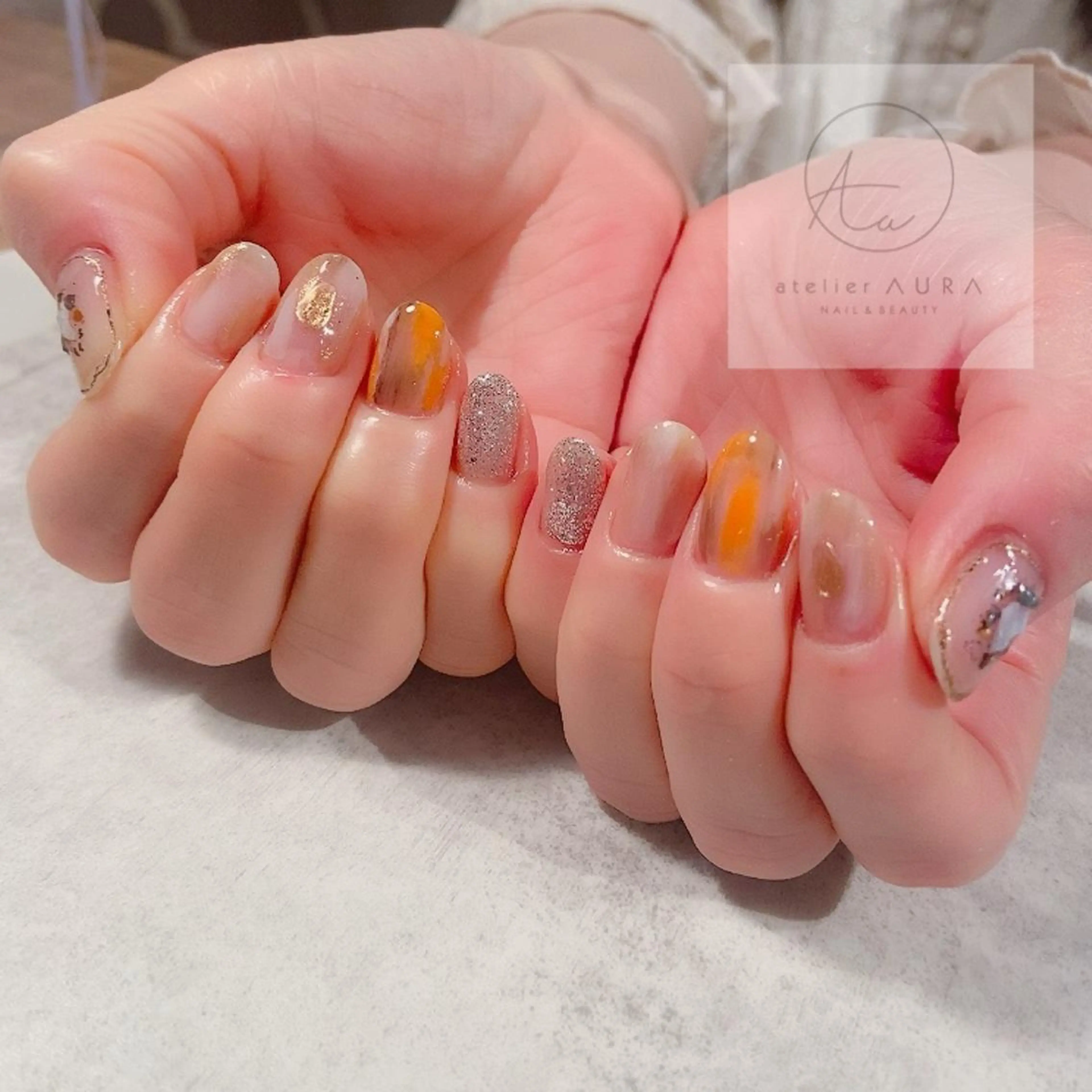 ネイル atelier AURA ｱﾄﾘｴ ｱｳﾗ所属・atelier AURAのネイルデザイン
