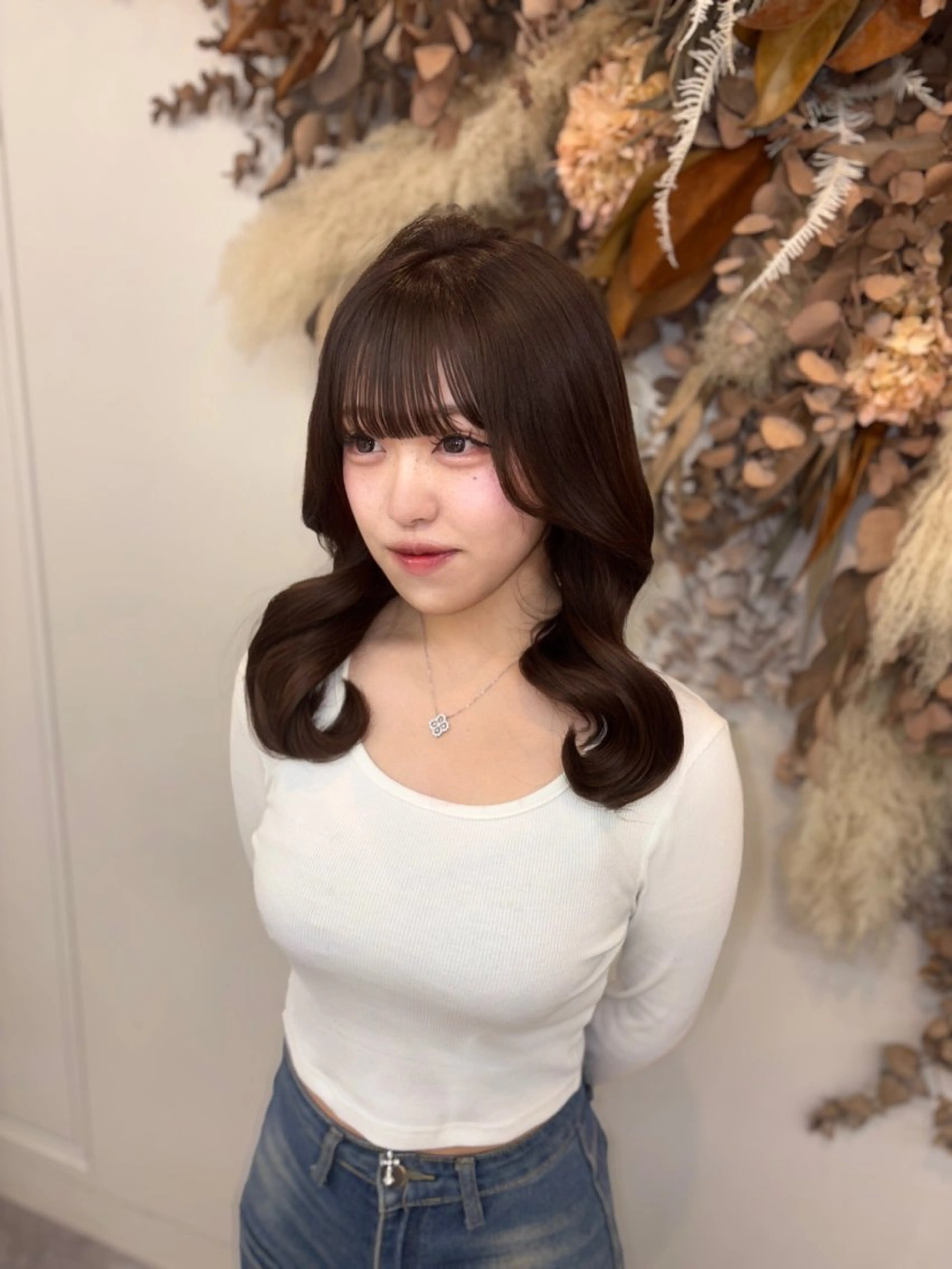 ロング カラー 🩶 HARUKA/ 韓国美髪ヘア🩶のヘアスタイル