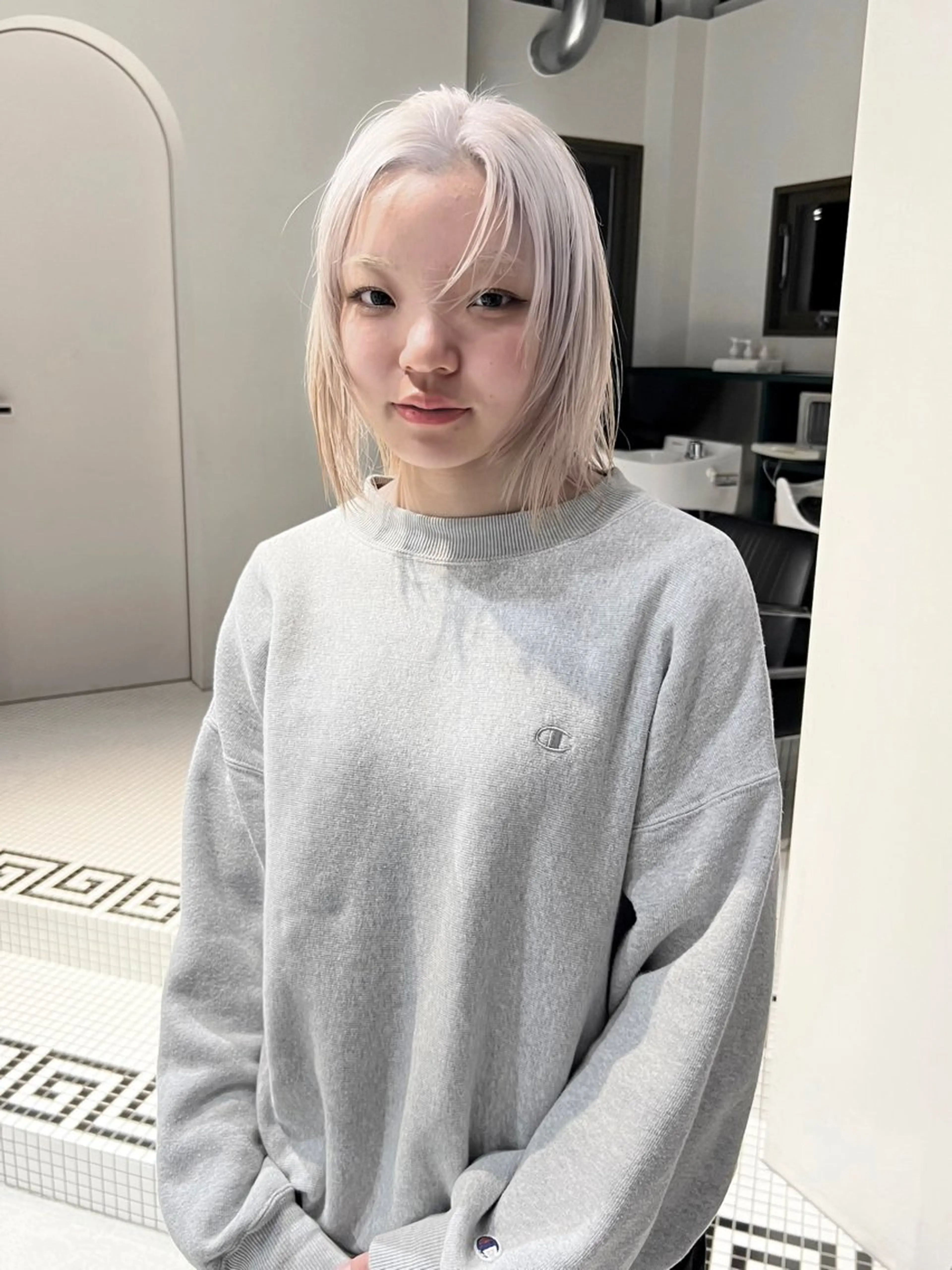 ミディアム カラー 丹治 一輝ボブ/ショートのヘアスタイル