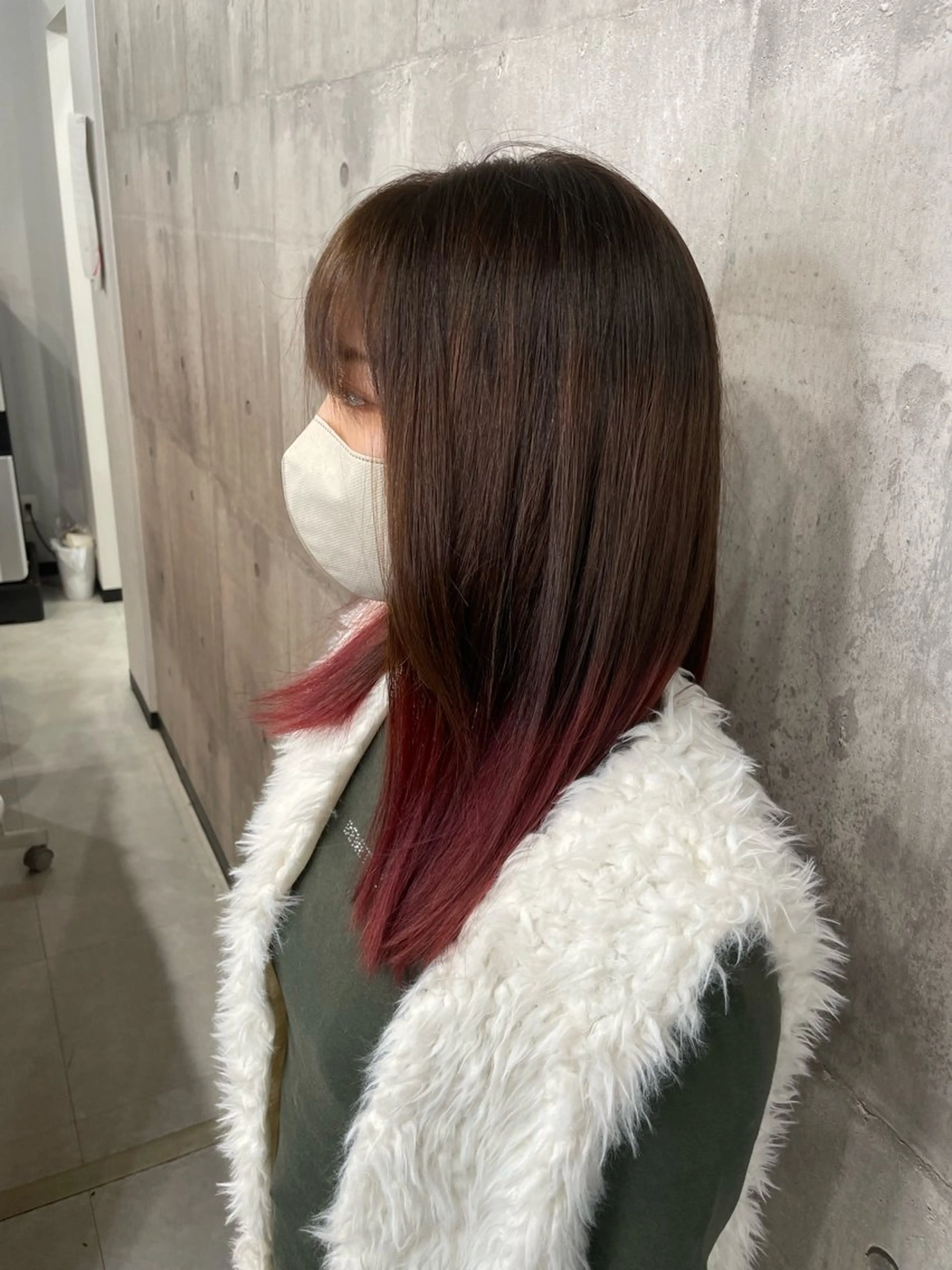 カラー グラデーションカラー ヘアカラー _WHITE浜松店 もえかのヘアスタイル