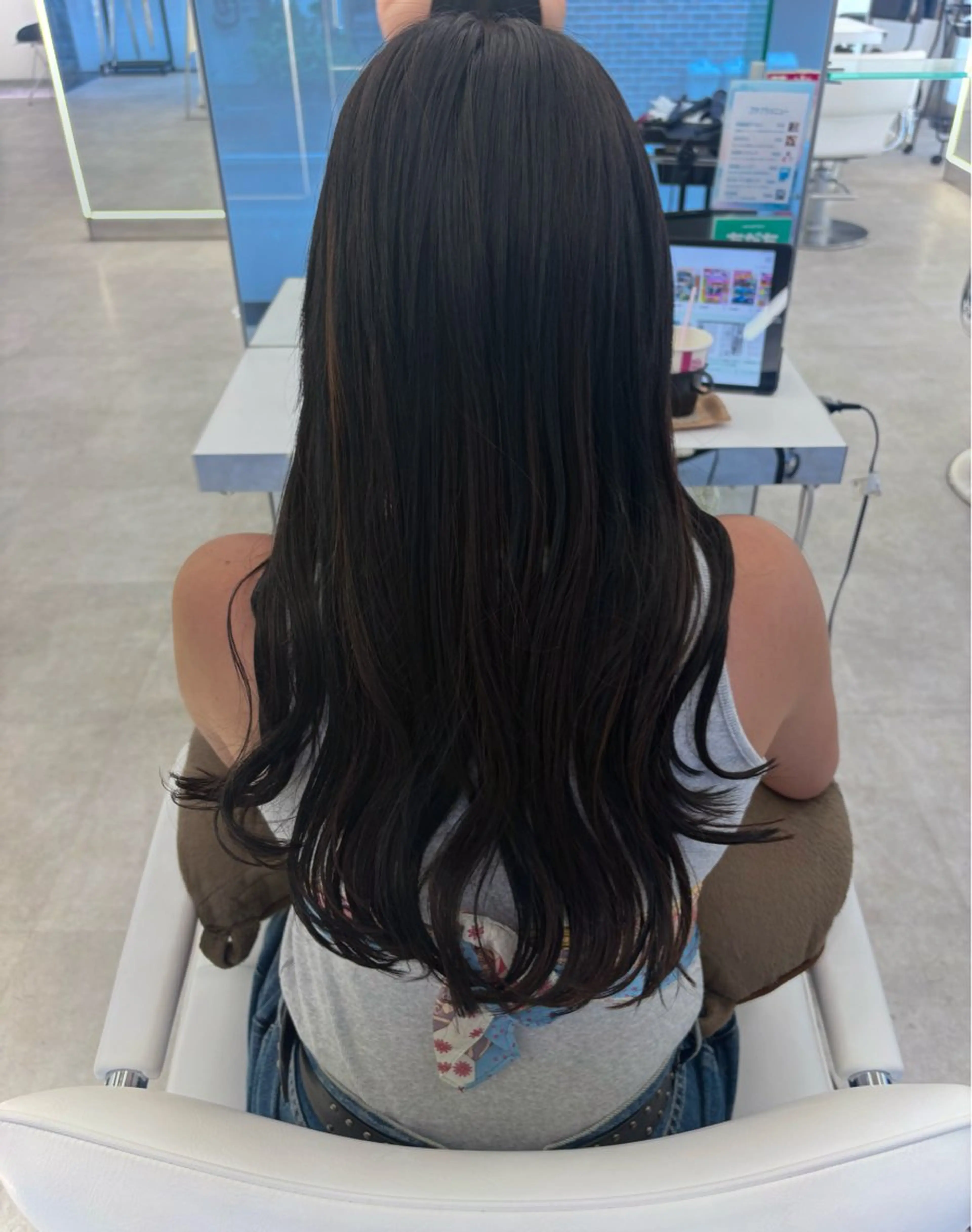 ロング エクステ ハイトーン/エクステ /りこぴん🎀のヘアスタイル