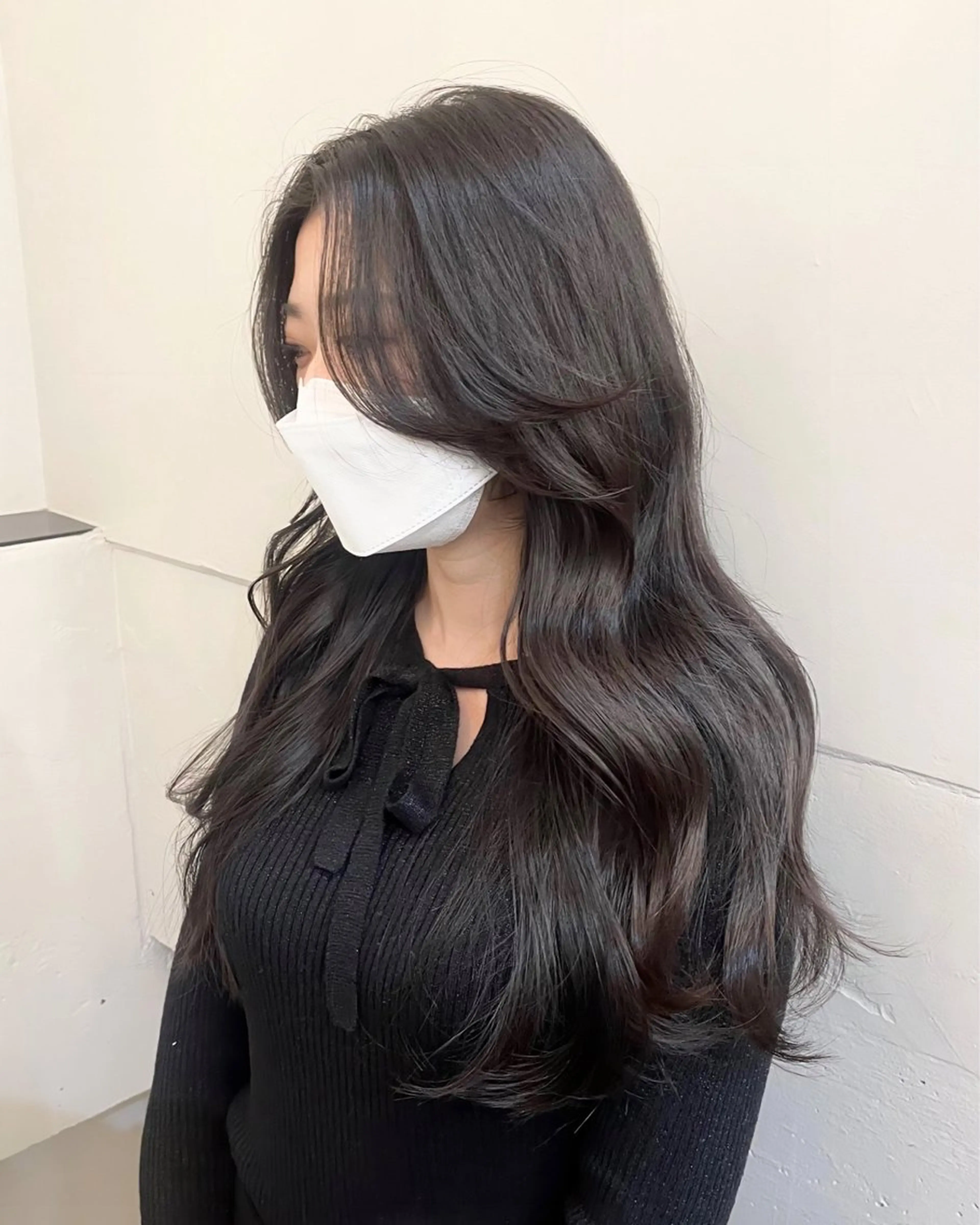 ロング カラー カット ヘアカラー トリートメント 横浜/レイヤーカット /韓国ヘア/佐藤記正のヘアスタイル