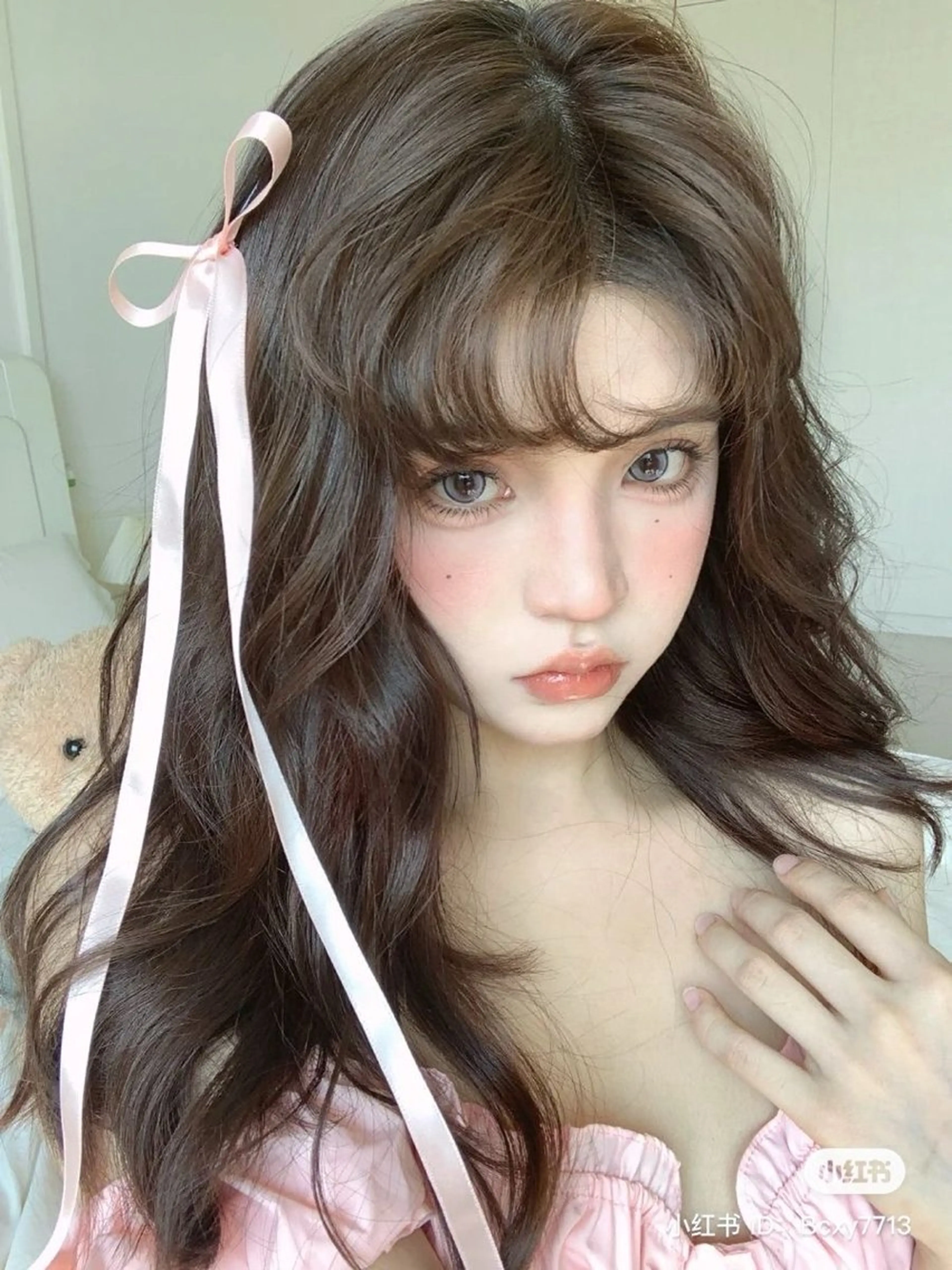 カラー 🤍ふんわりアイドル カラー🎀Rio🪽のヘアスタイル