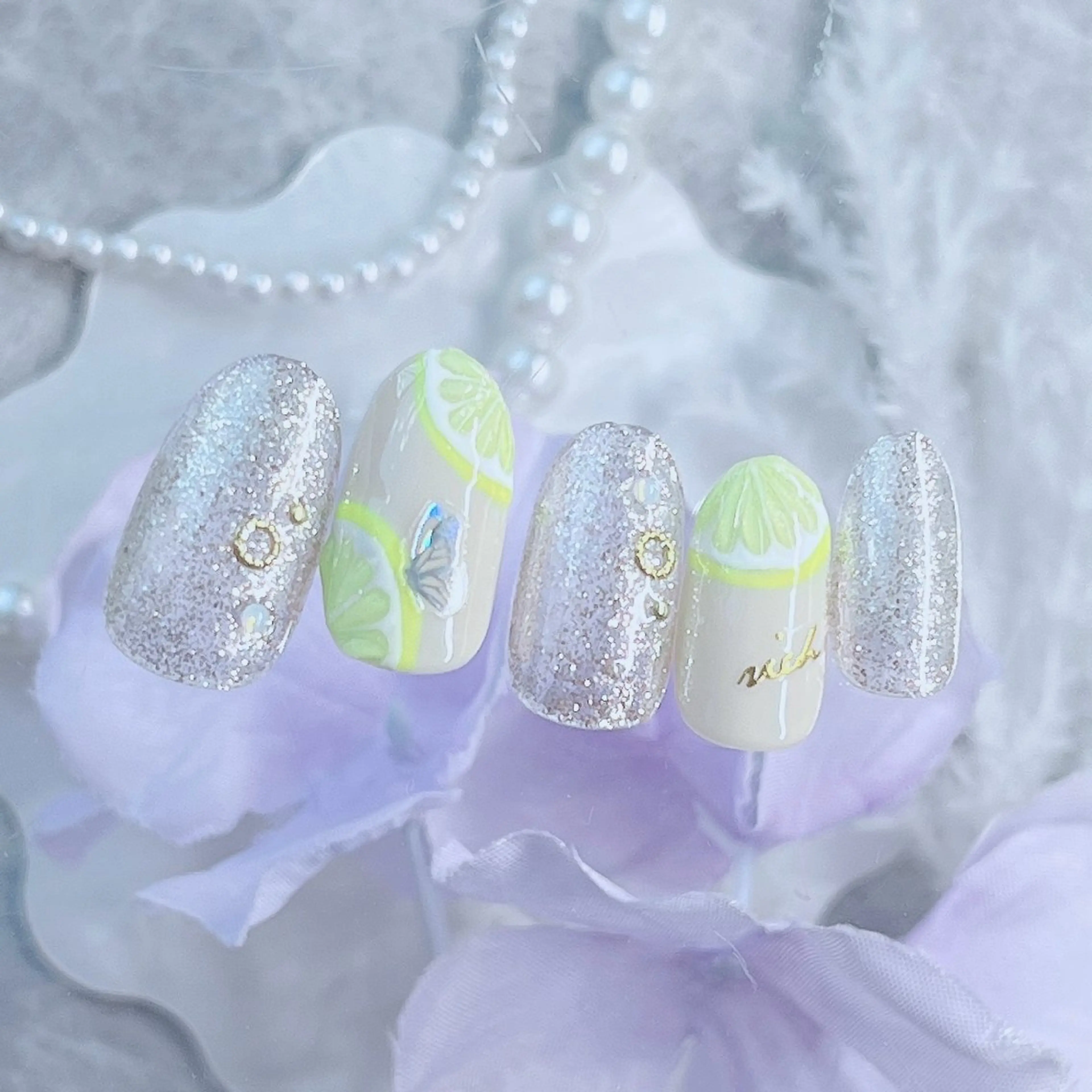 ネイル ❁miju nail 大人上品/自爪育成のネイルデザイン