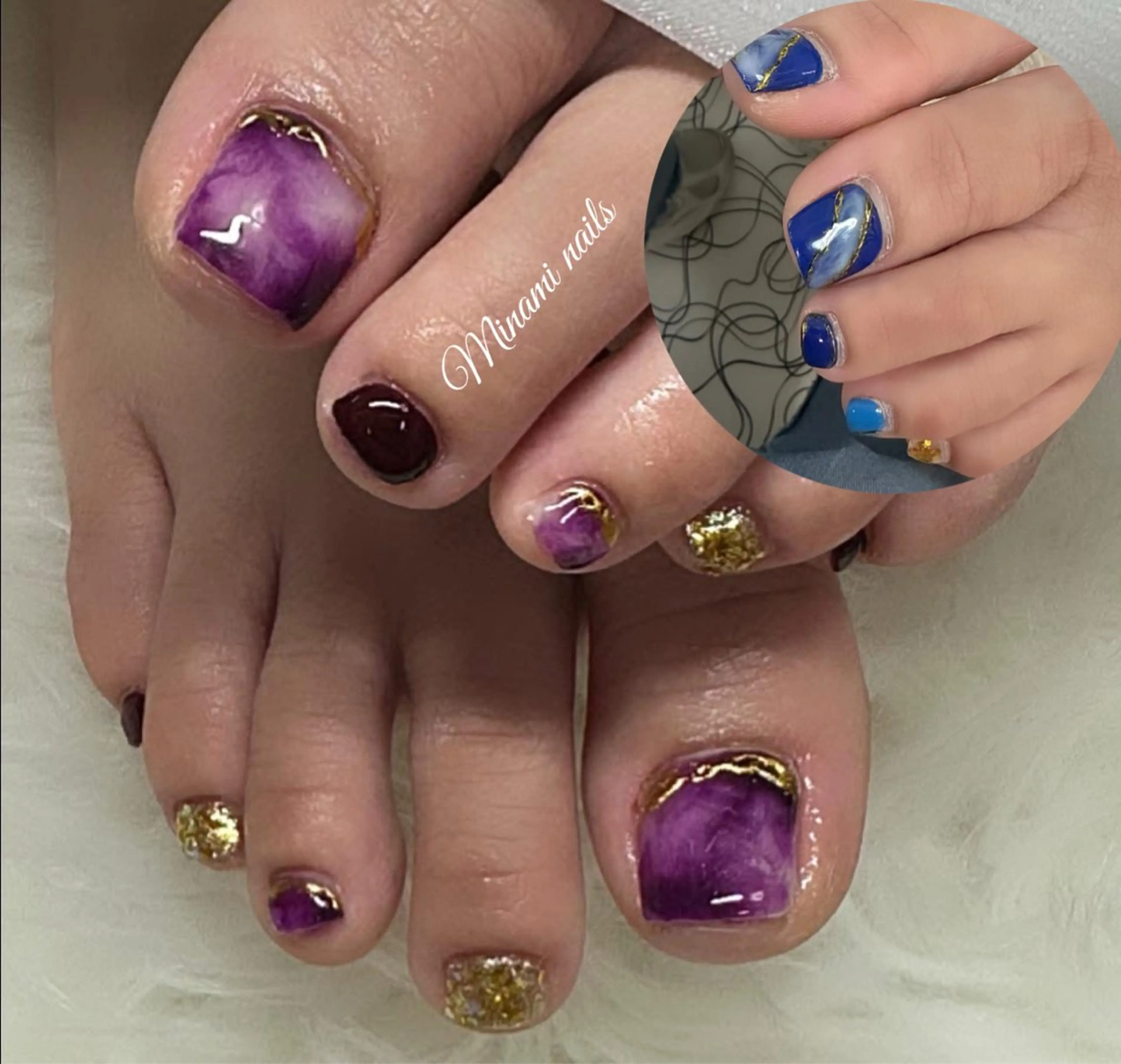 フットつけ放題4-6本デザイン•	オフ別途時間ありの写真