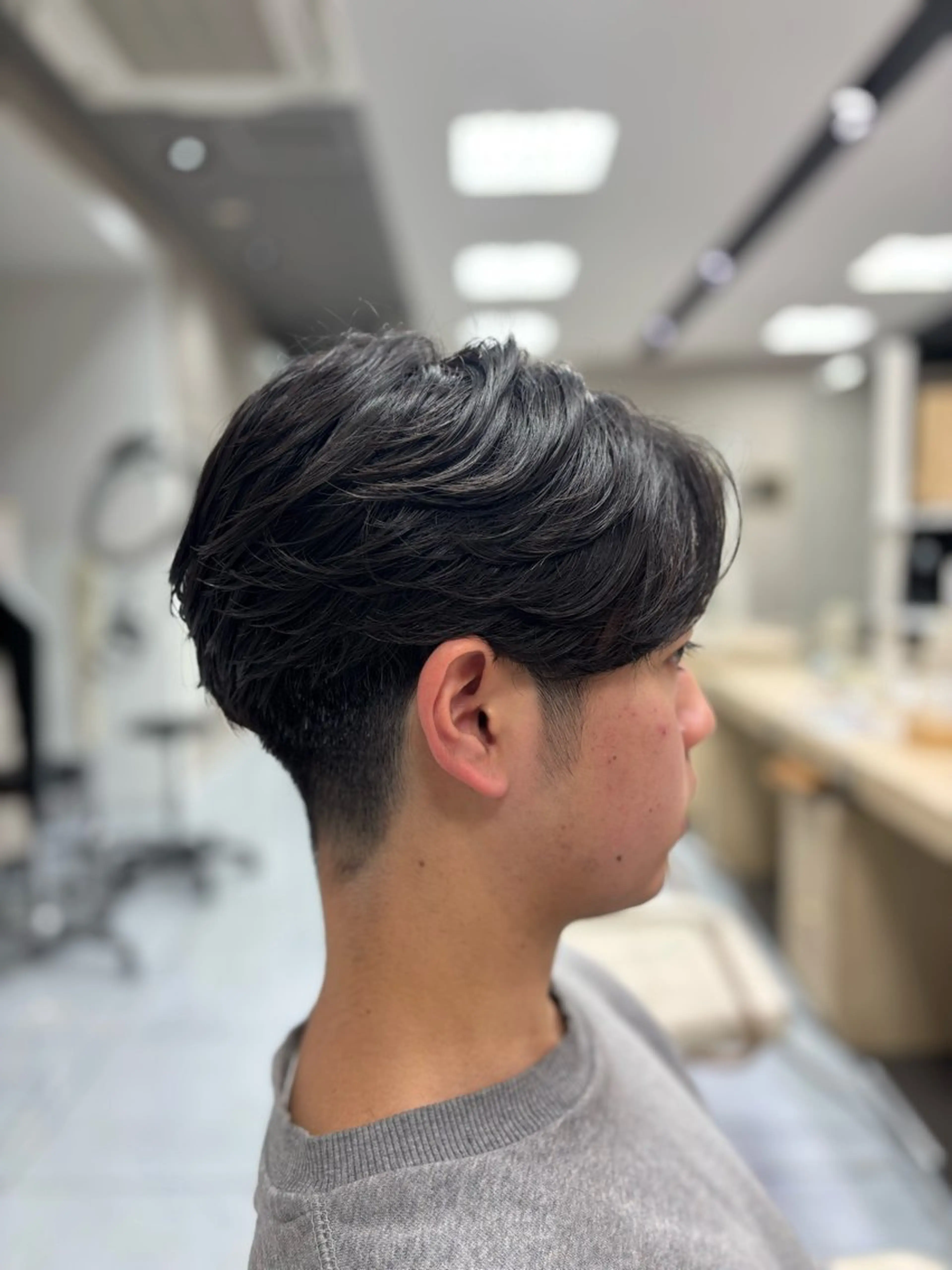 ショート パーマ メンズ カット パーマ メンズ特化韓国風 パーマスタイル/りんのヘアスタイル