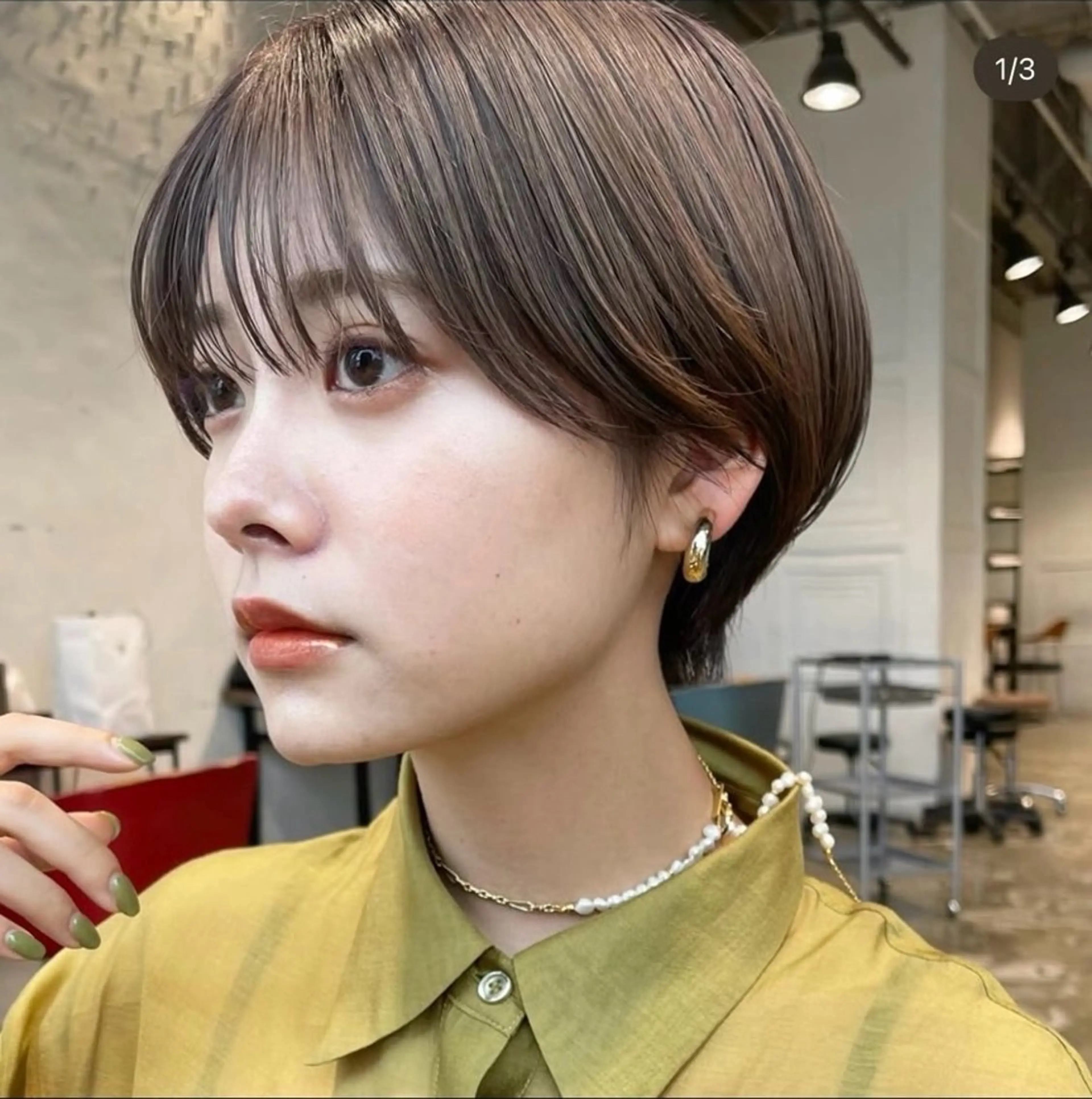 ショート ショートヘア レイヤー小顔ショート 吉田ジョウのヘアスタイル