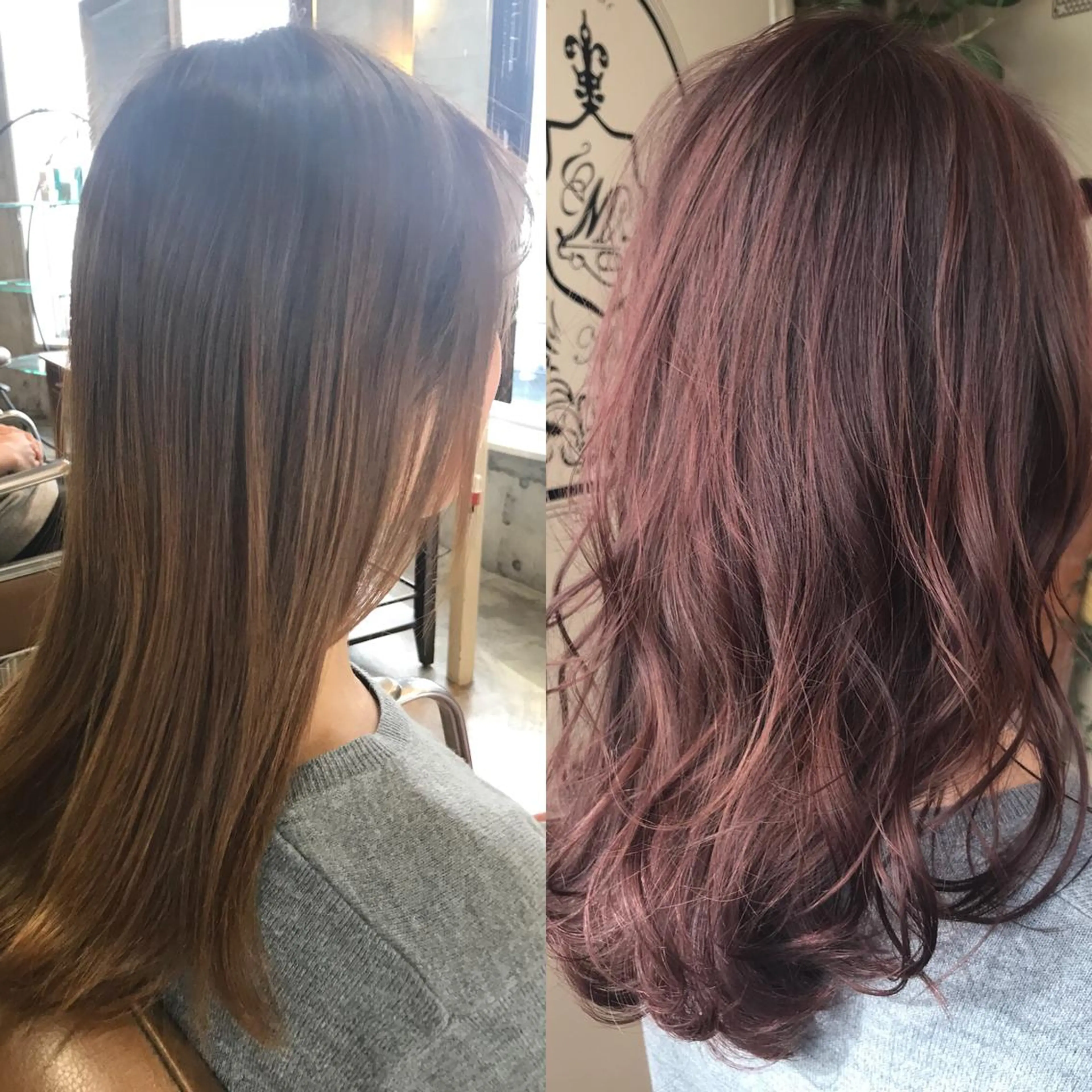 セミロング カラー パーマ ヘアアレンジ メンズ キッズ ネイル マツエク・マツパ ピンクカラー カラーマツエク ピンク サロンドミルク 原宿のヘアスタイル