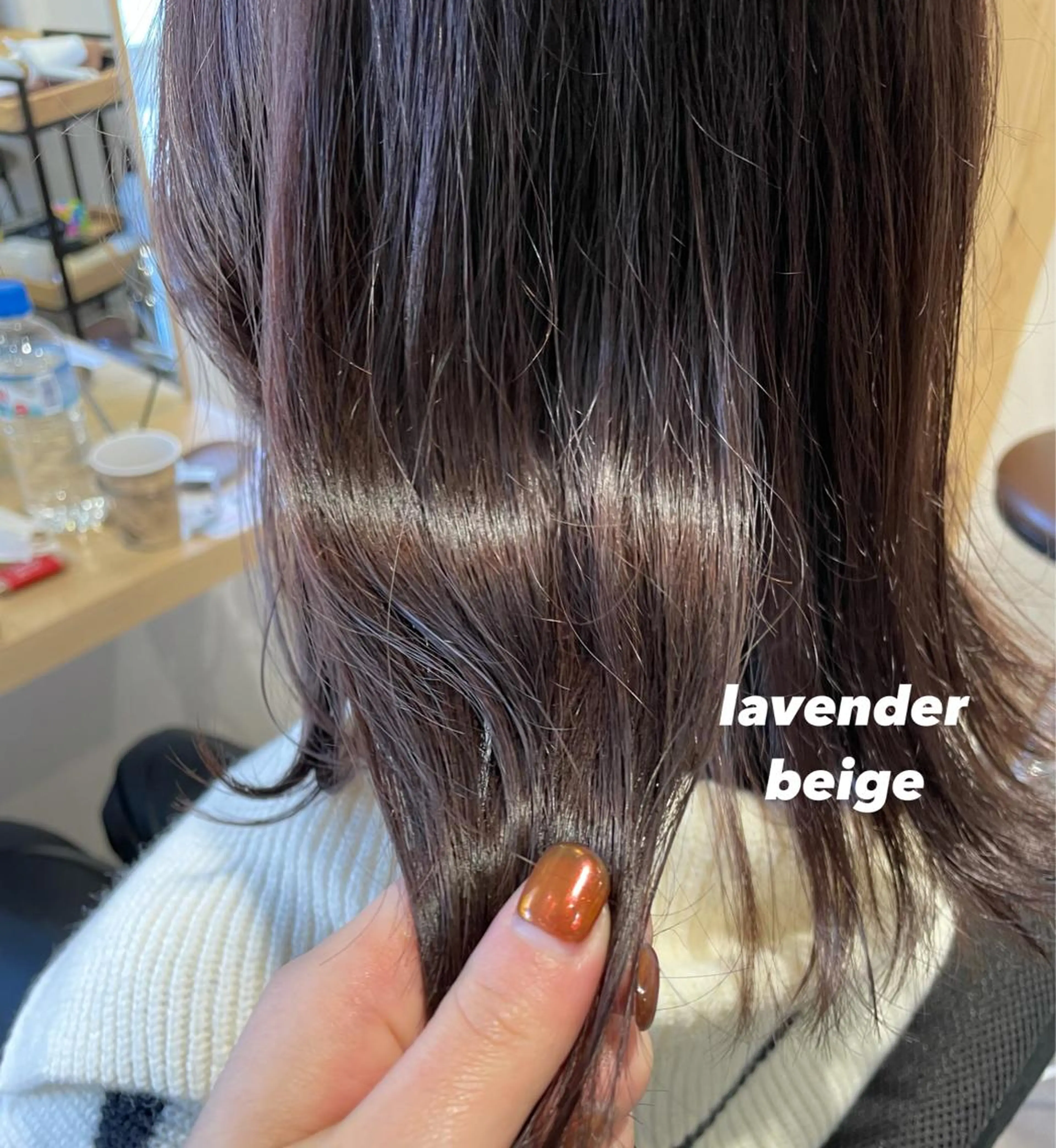 ミディアム カラー パーマ ヘアアレンジ ラベンダーカラー ヘアカラー 🌿AMANE🌿 sakiのヘアスタイル