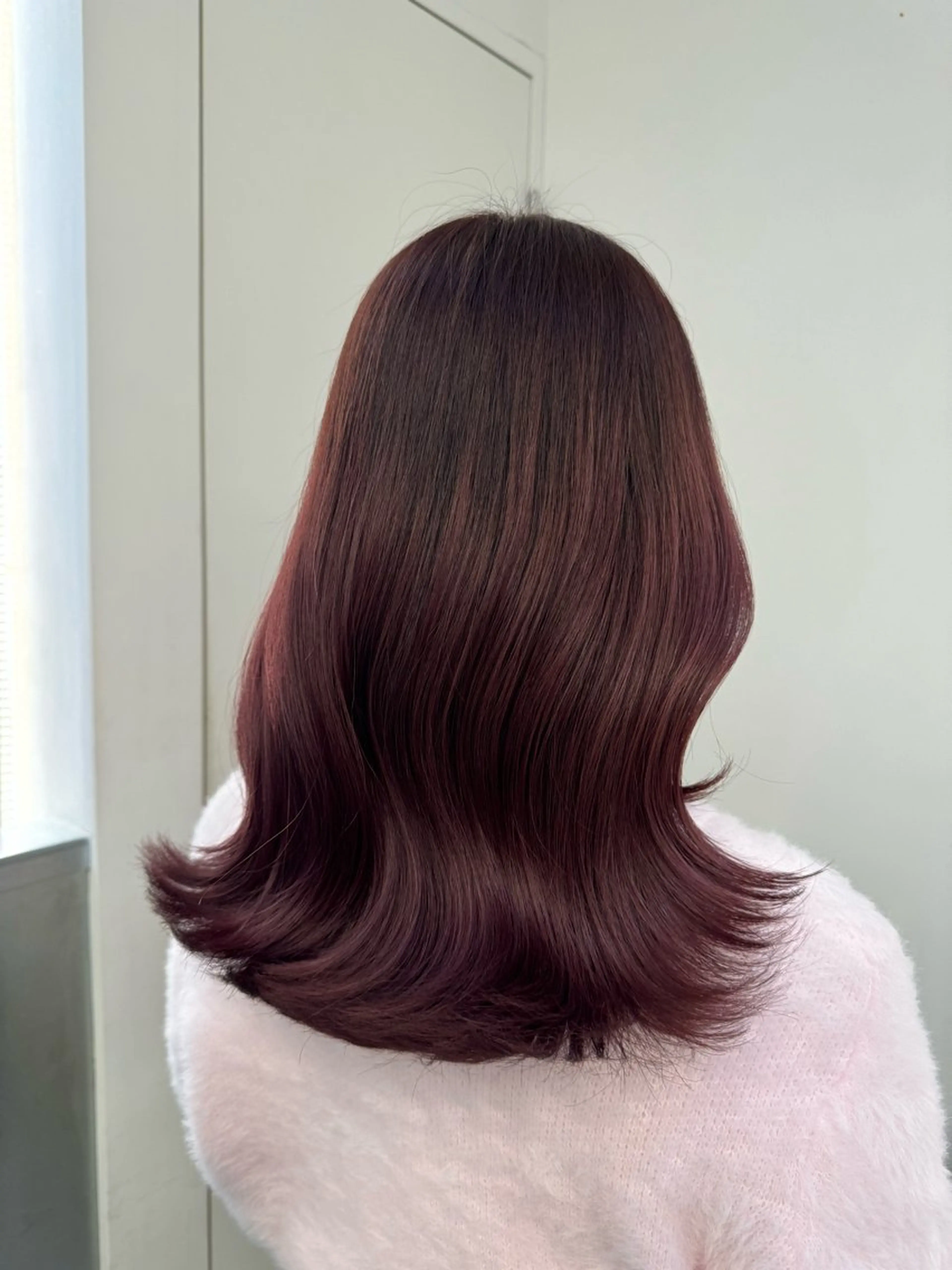 セミロング カット ヘアカラー トリートメント ♡可愛い艶髪特化♡ 艶髪先生のヘアスタイル