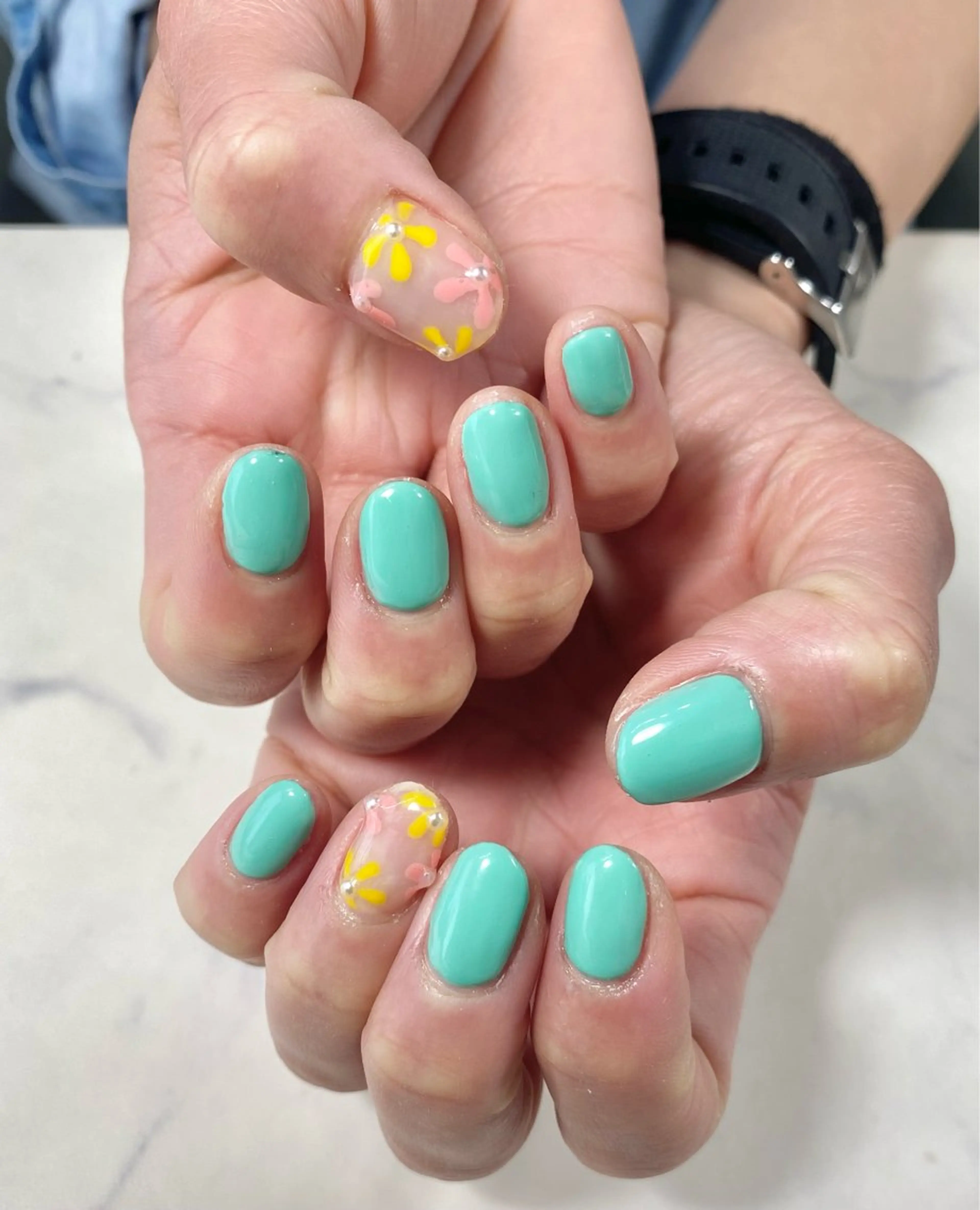 ネイル ハンドネイル Nail Salon Three所属・Three いわなべのネイルデザイン