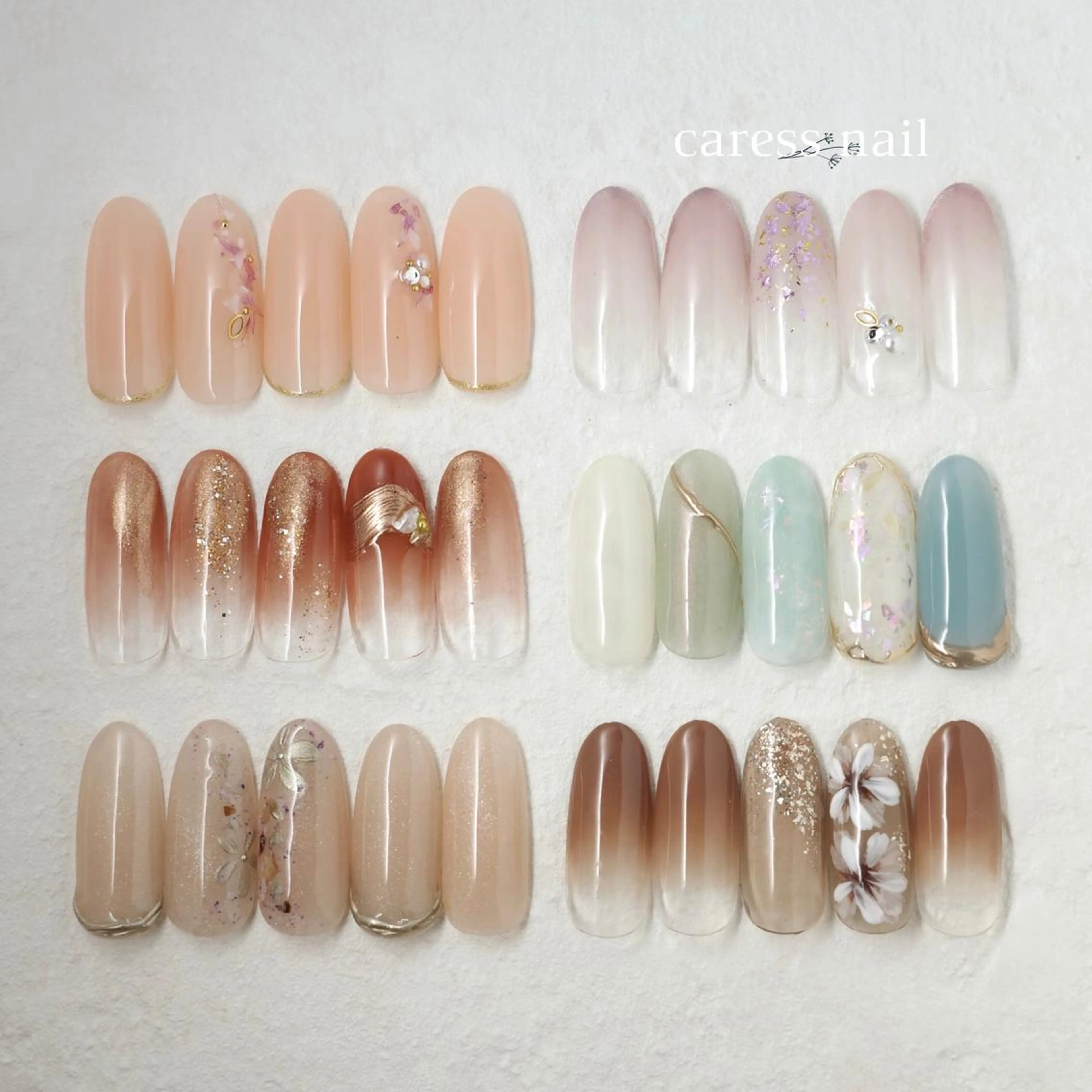 ネイル ハンドネイル caress  nail カレスネイル　代々木上原所属・カレスネイル さいのネイルデザイン