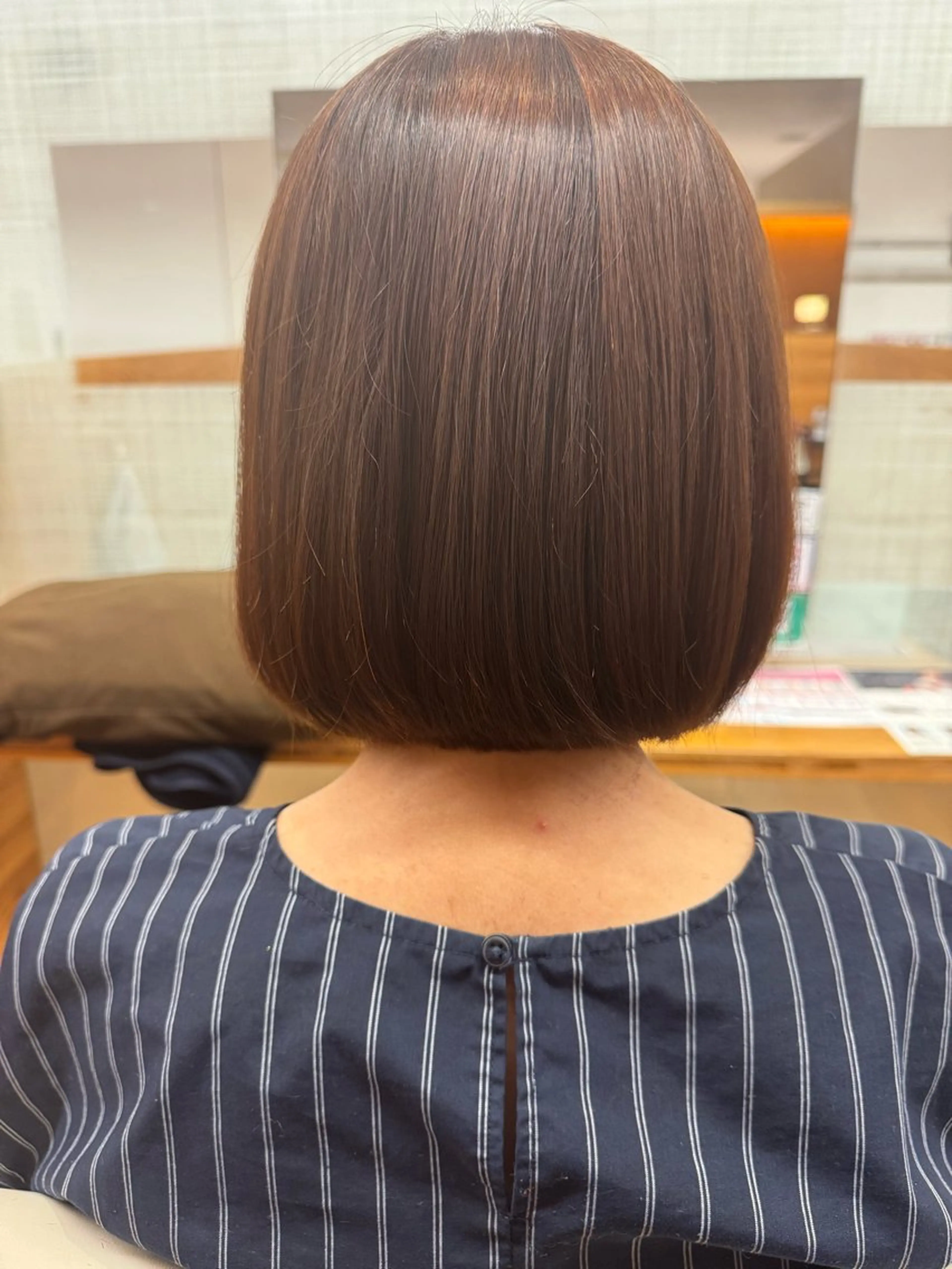 ミディアム カット 縮毛矯正 村上瑞葵 レイヤー/似合わせのヘアスタイル