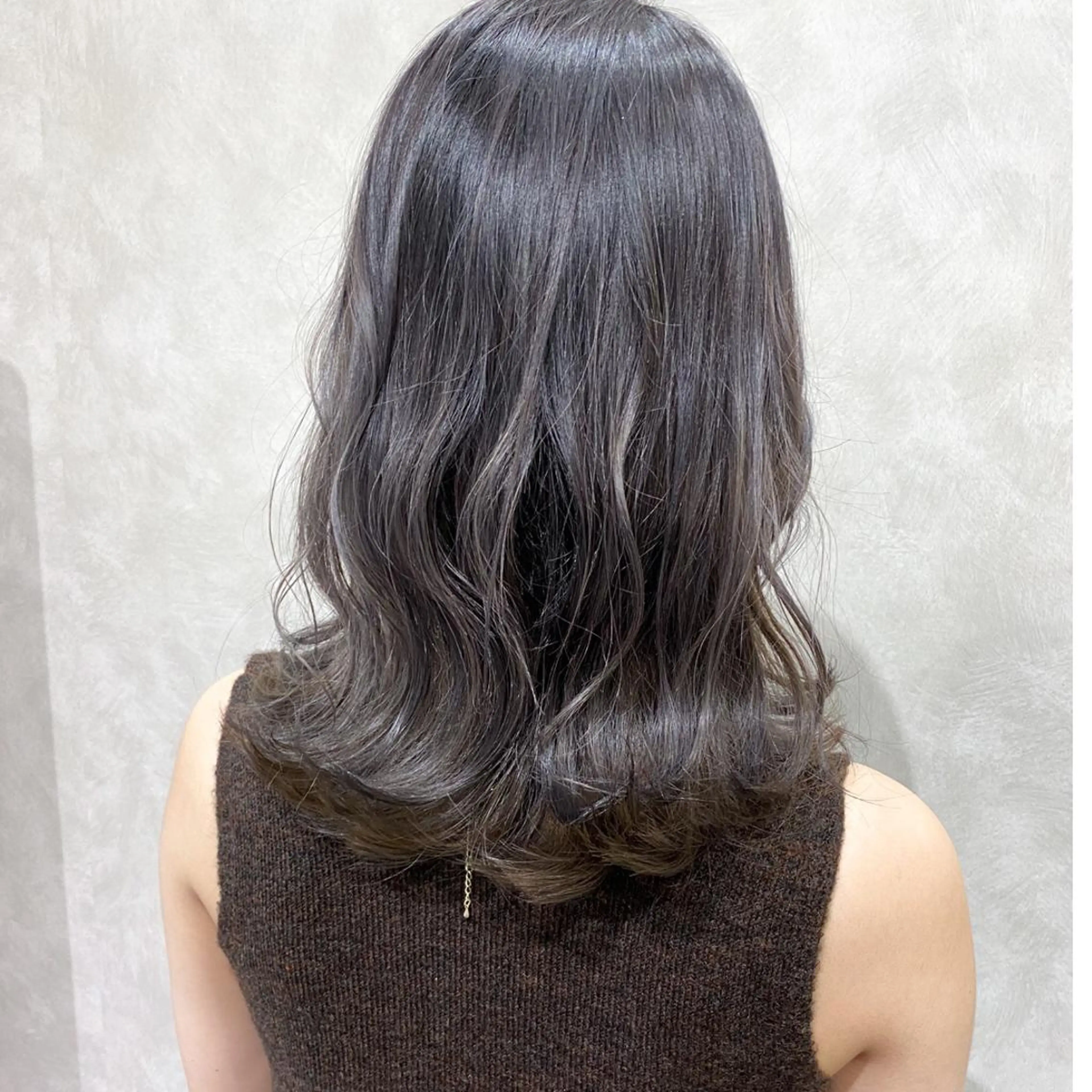 セミロング カラー グラデーションカラー グレージュ モカグレージュ カット ヘアカラー トリートメント Meena by urban所属・丹羽 隼人/髪質改善 /韓国ヘア🇰🇷のヘアスタイル