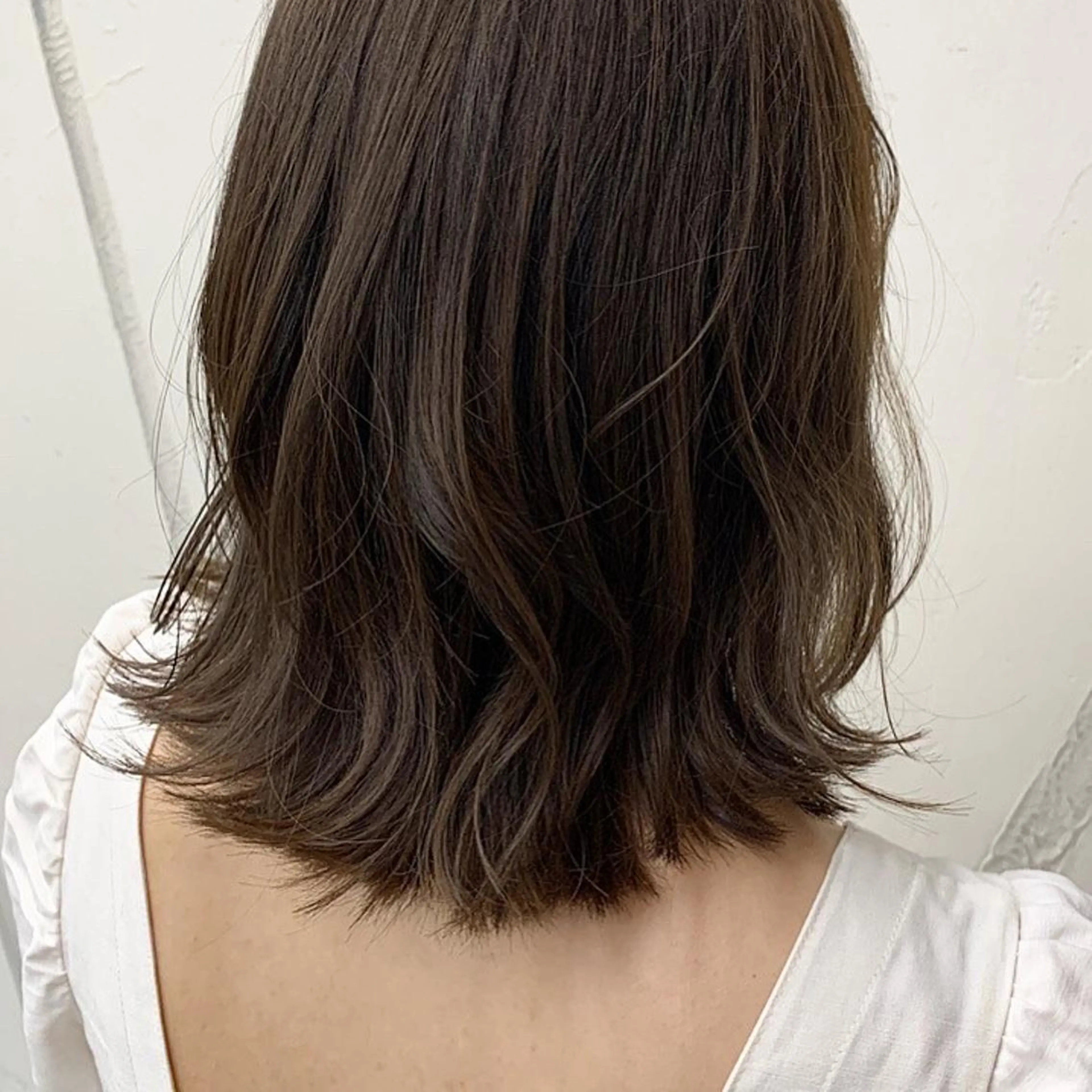 セミロング カラー muku所属・レディースカット モデル/ayunaのヘアスタイル