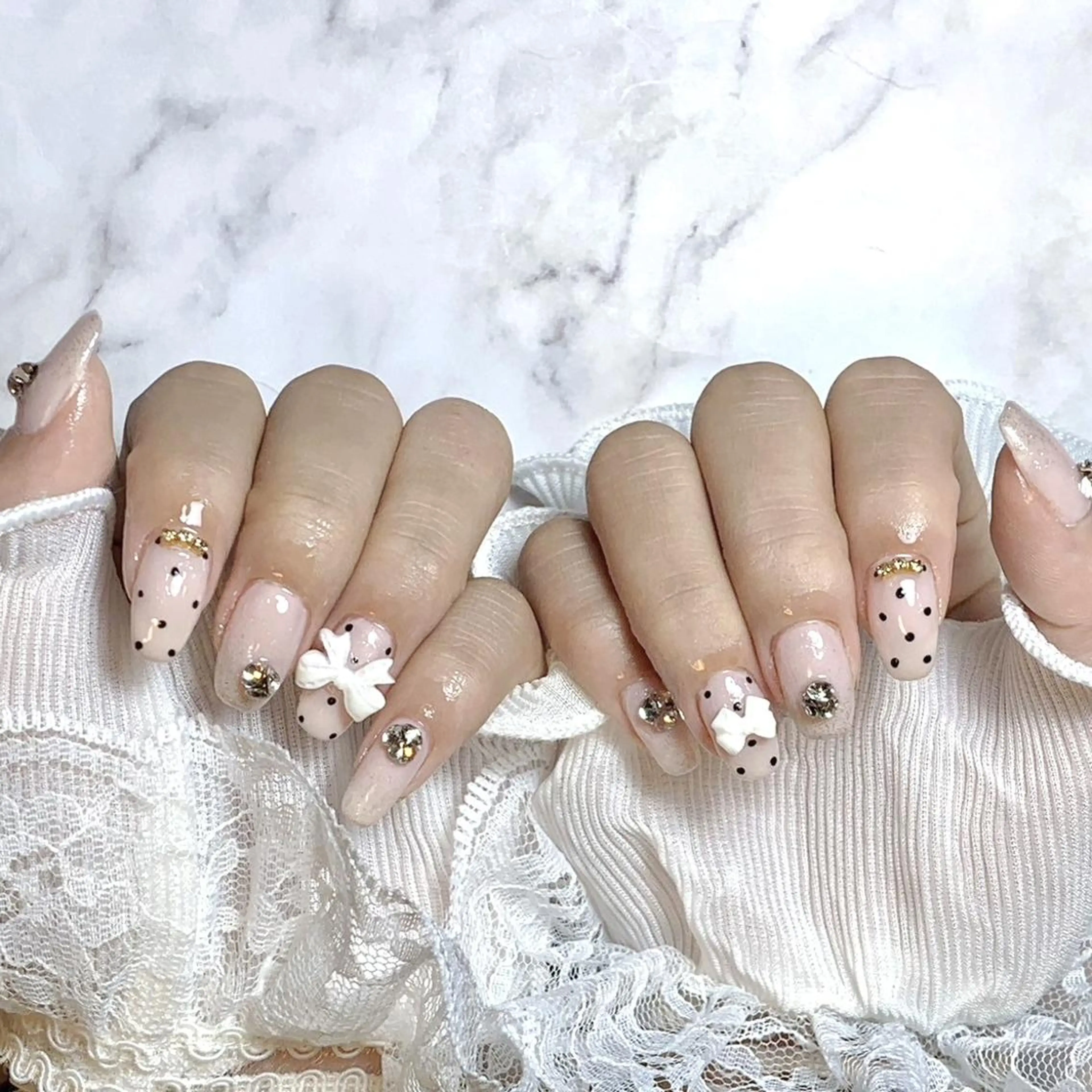 ネイル RAFFINE haru🦋🩵のネイルデザイン