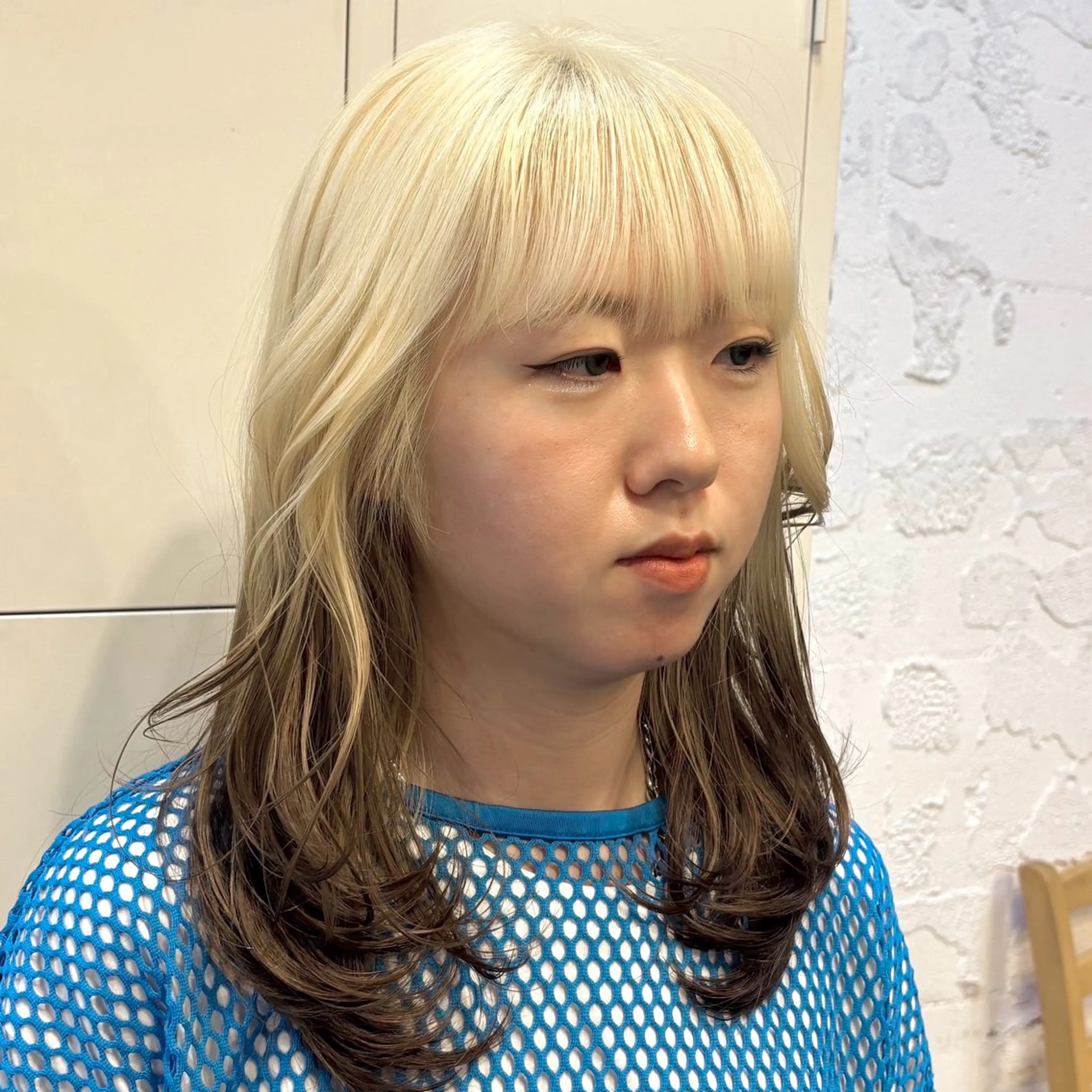 ロング カラー ヘアカラー トリートメント ヘッドスパ ヘアセット 🍎ハイトーン/ 透明感カラー🍎リオのヘアスタイル