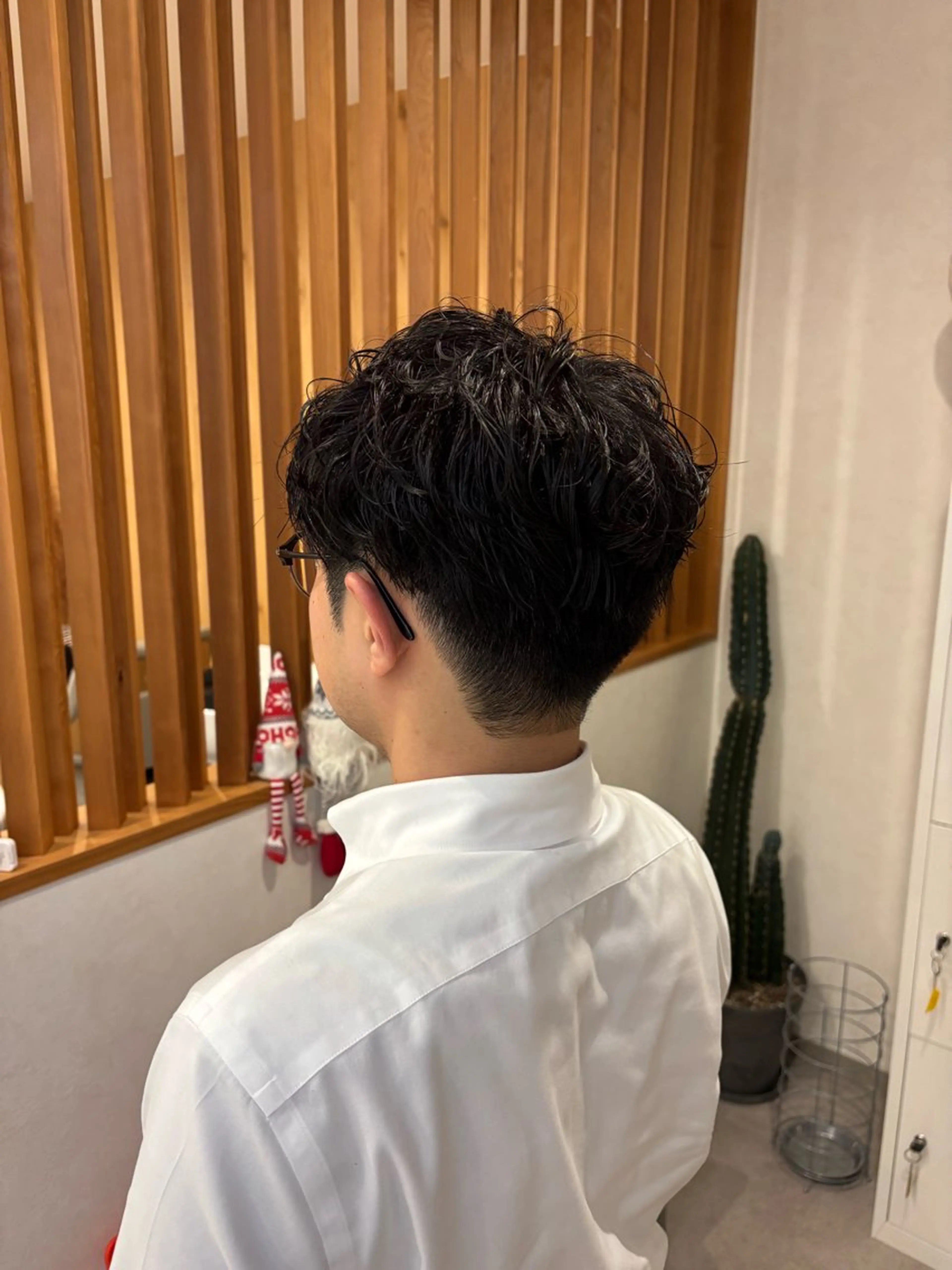 パーマ メンズ カット パーマ hair room nico所属・山口美容室/ nico/shionのヘアスタイル