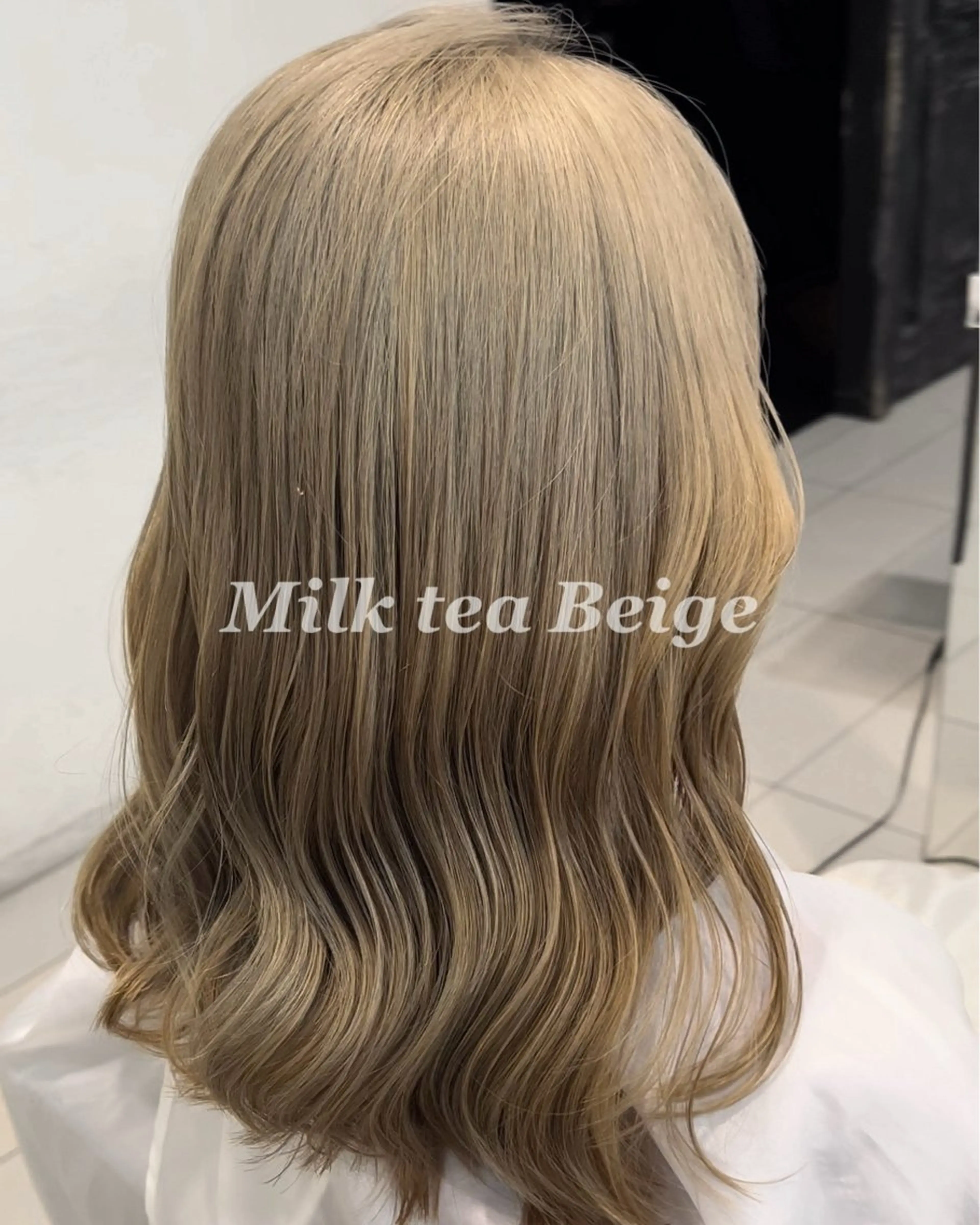 セミロング カラー ヘアカラー 透明感カラー/ 藤原リックのヘアスタイル