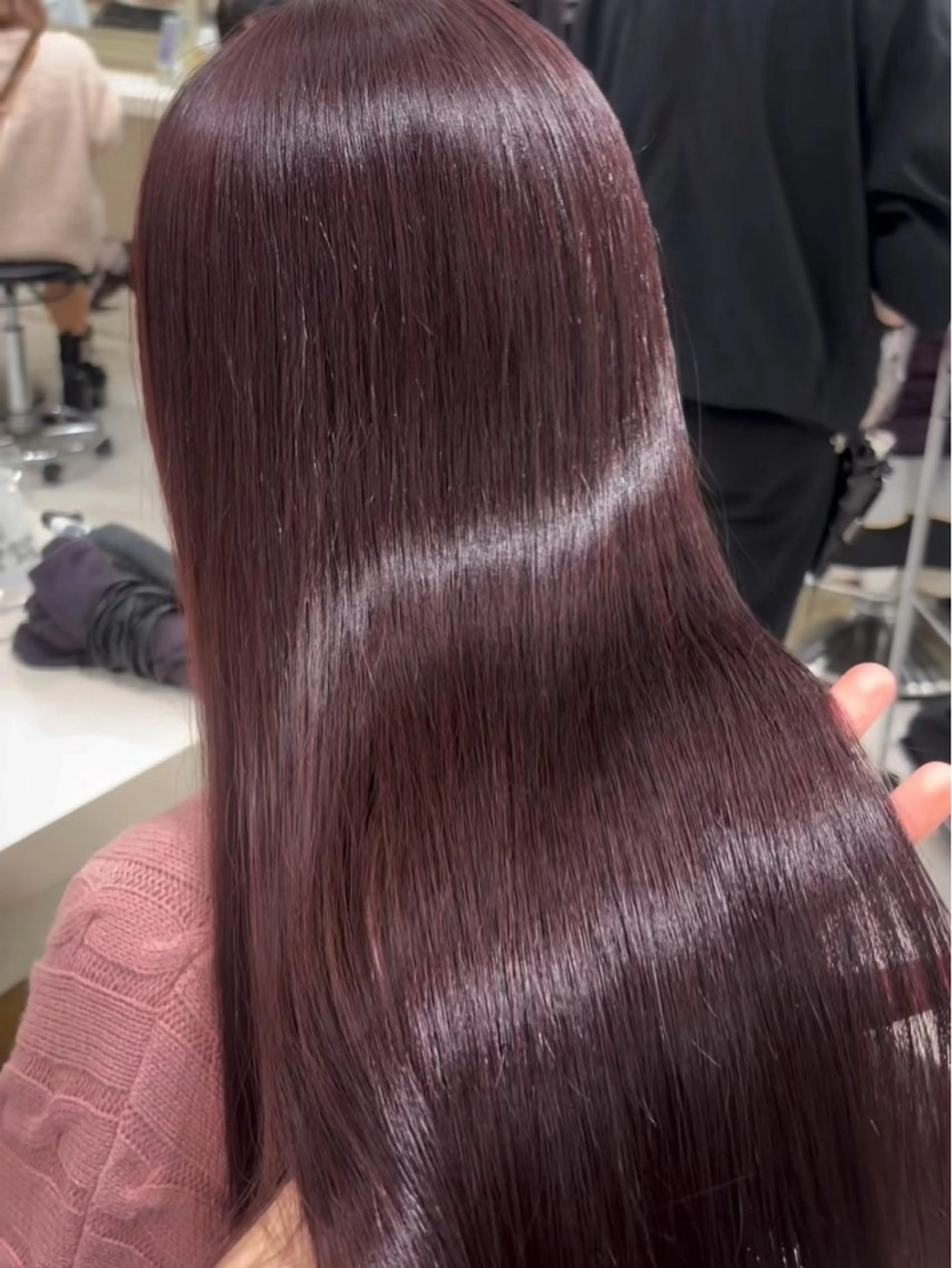 ロング カラー ヘアアレンジ メンズ トリートメント 小高 咲蘭のヘアスタイル