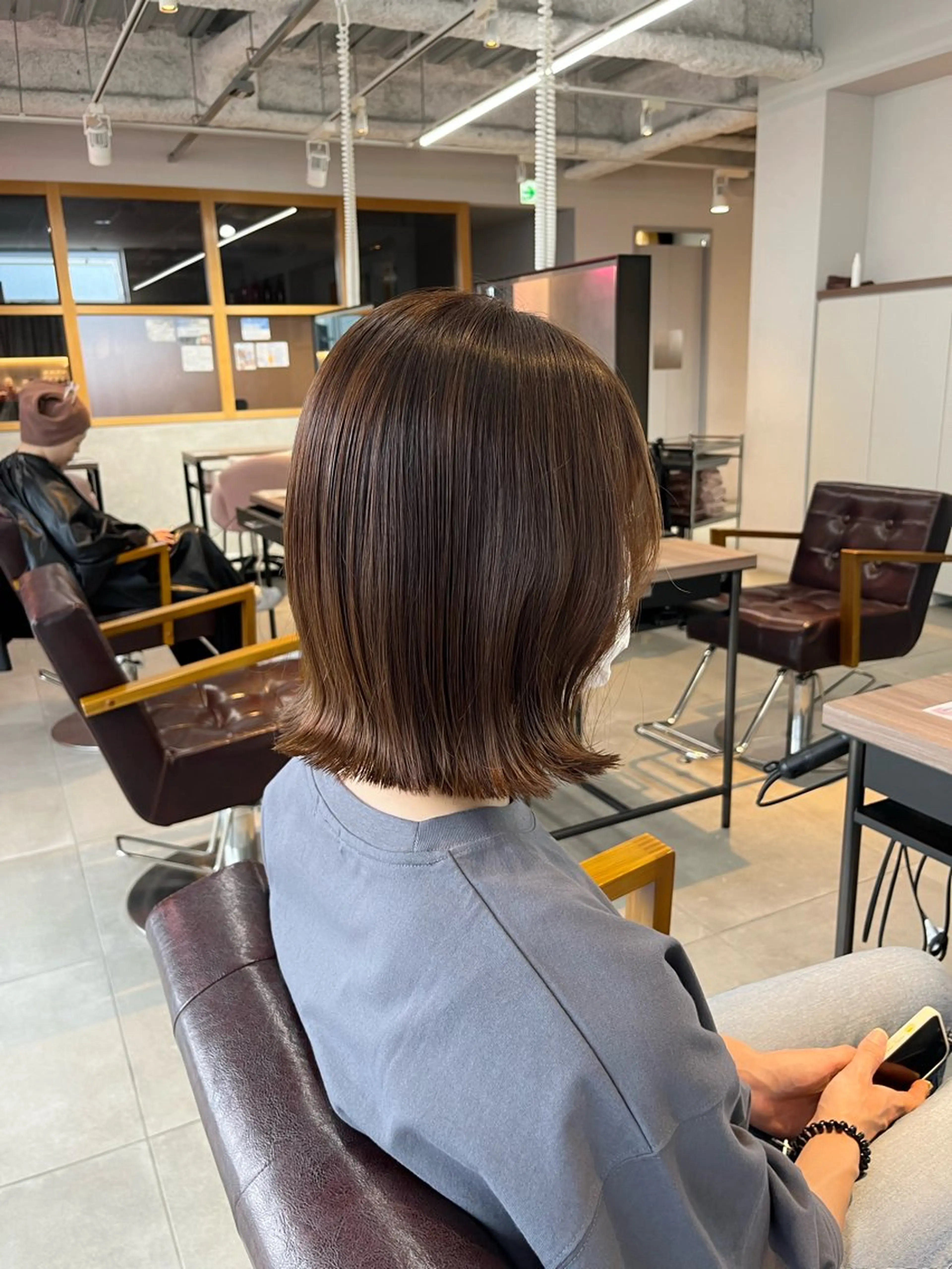 ミディアム カラー AKARI🌟ボブ/ ハイライト/似合わせのヘアスタイル