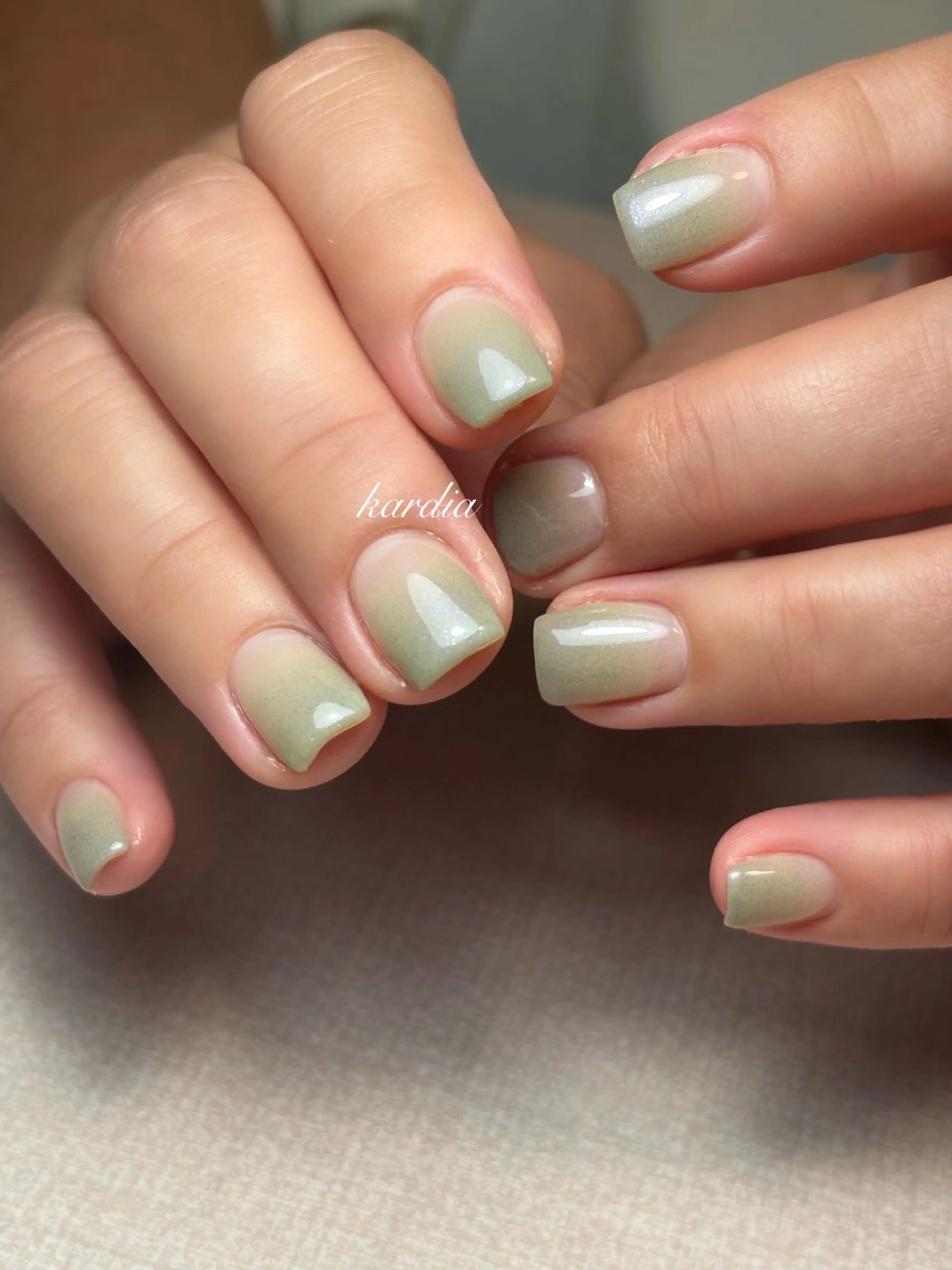 ネイル ハンドネイル καρδιά -ｶﾙﾃﾞｨｱ-のネイルデザイン