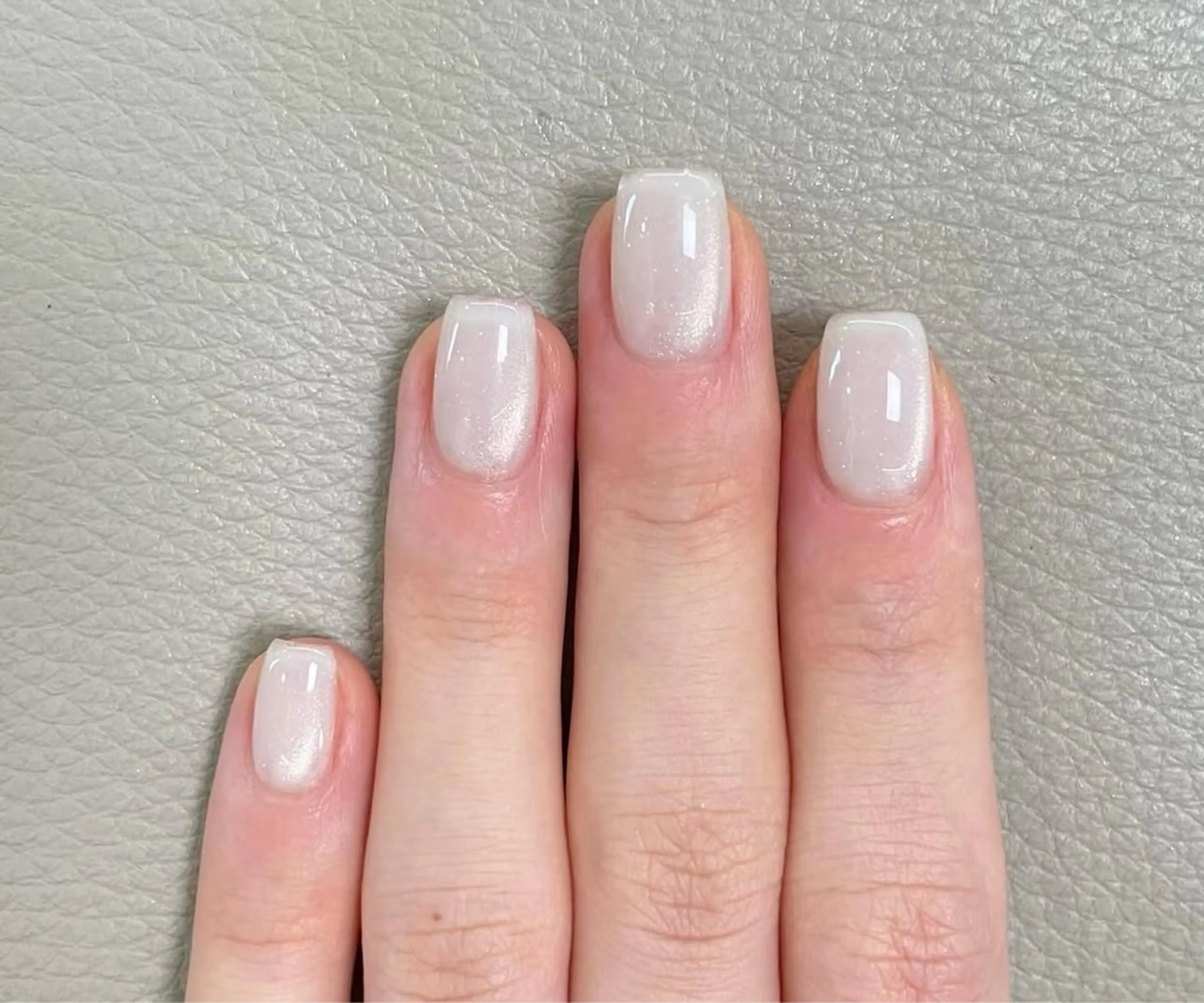 ネイル アートネイル オーロラネイル チークネイル フレンチネイル ガラスフレンチ ハンドネイル 🎀セ リ🎀のネイルデザイン