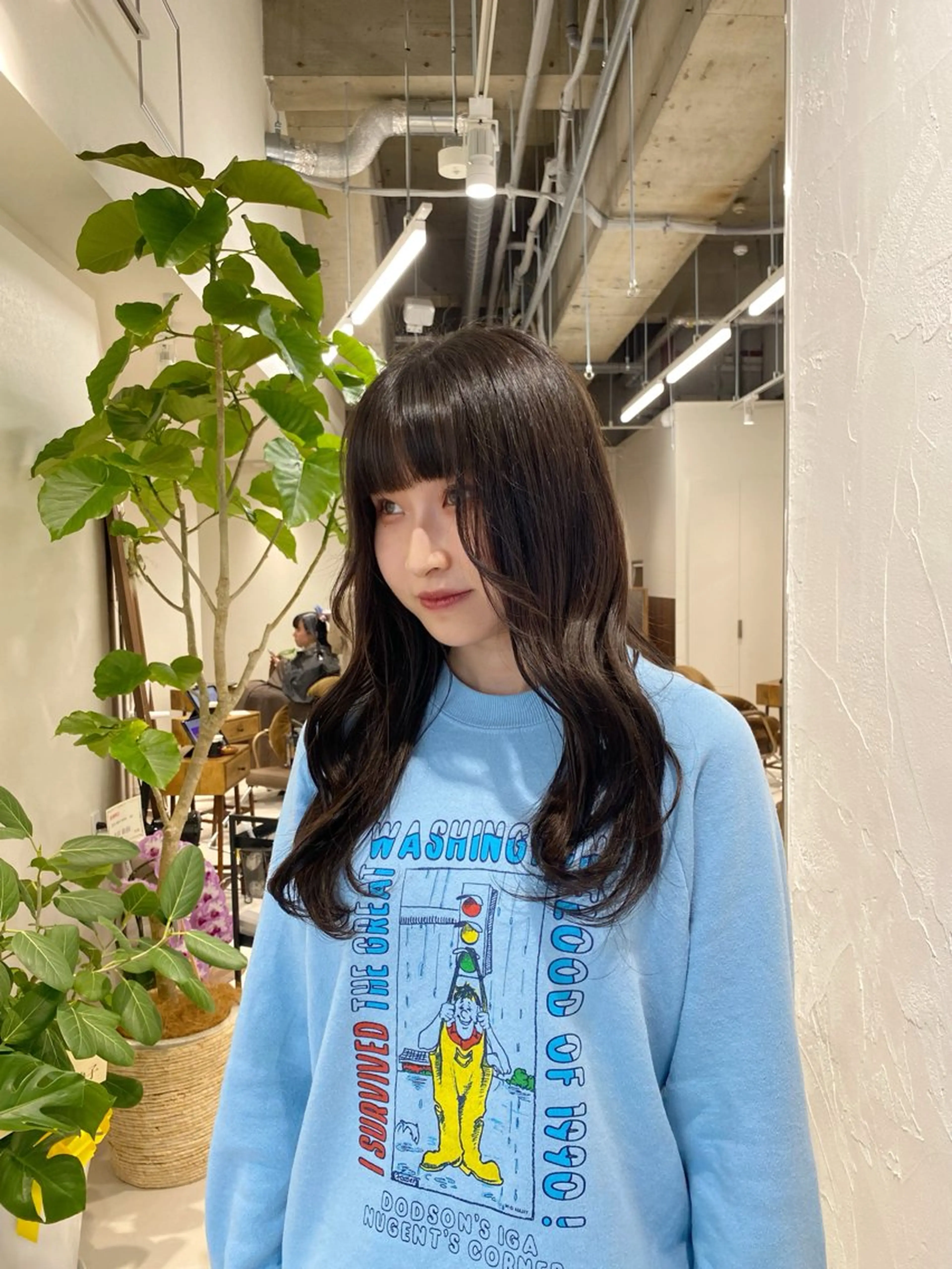 ロング カラー ブラウンカラー ナチュラルブラウン 暖色カラー /ヘアアレンジ/花鈴のヘアスタイル