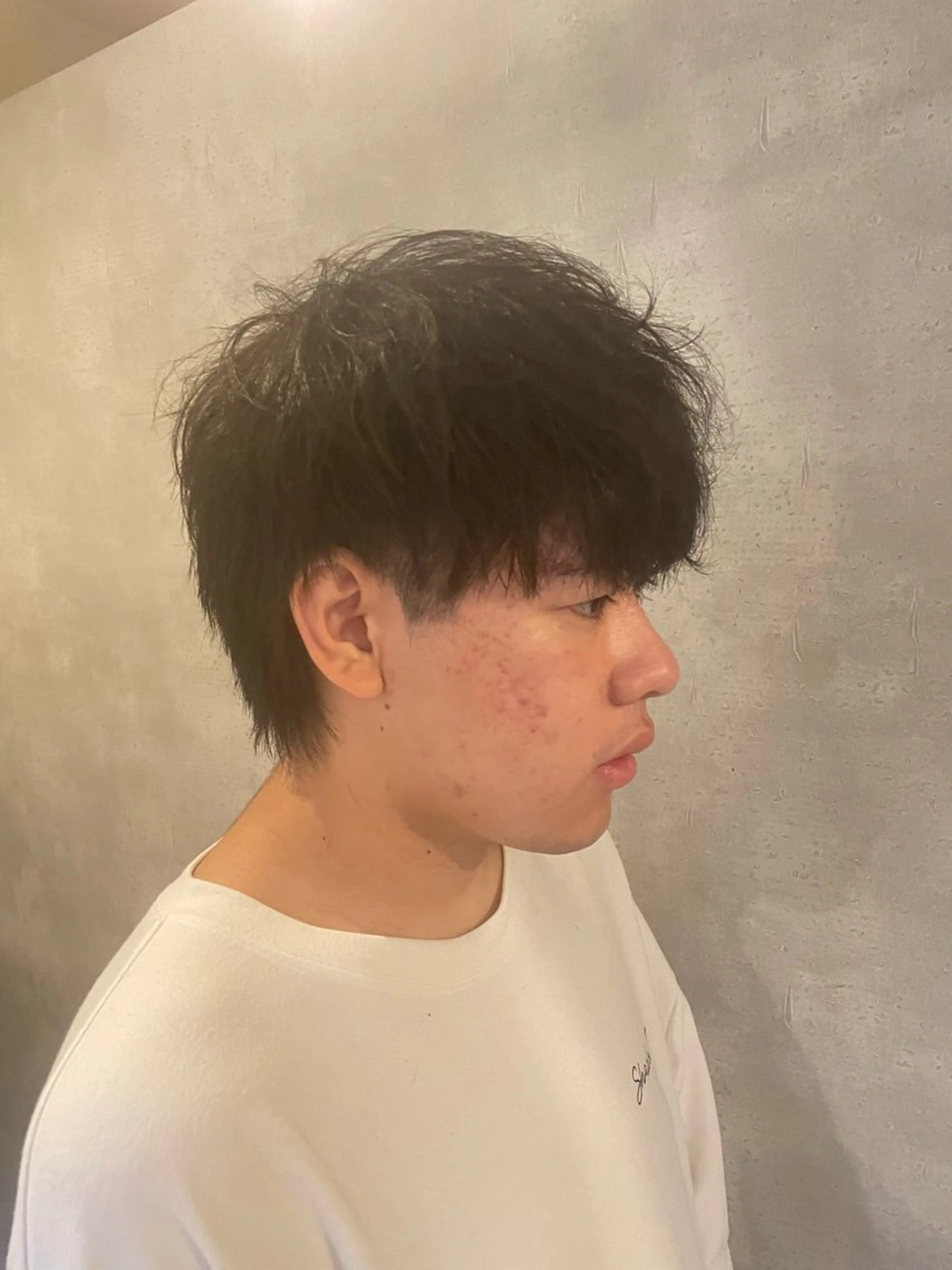 メンズ センターパート マッシュ メンズパーマ メンズツイストパーマ ツーブロック カット ヘアセット フリーランスシェアサロンルレイル所属・心斎橋/メンズ /ルレイル/地形真希のヘアスタイル