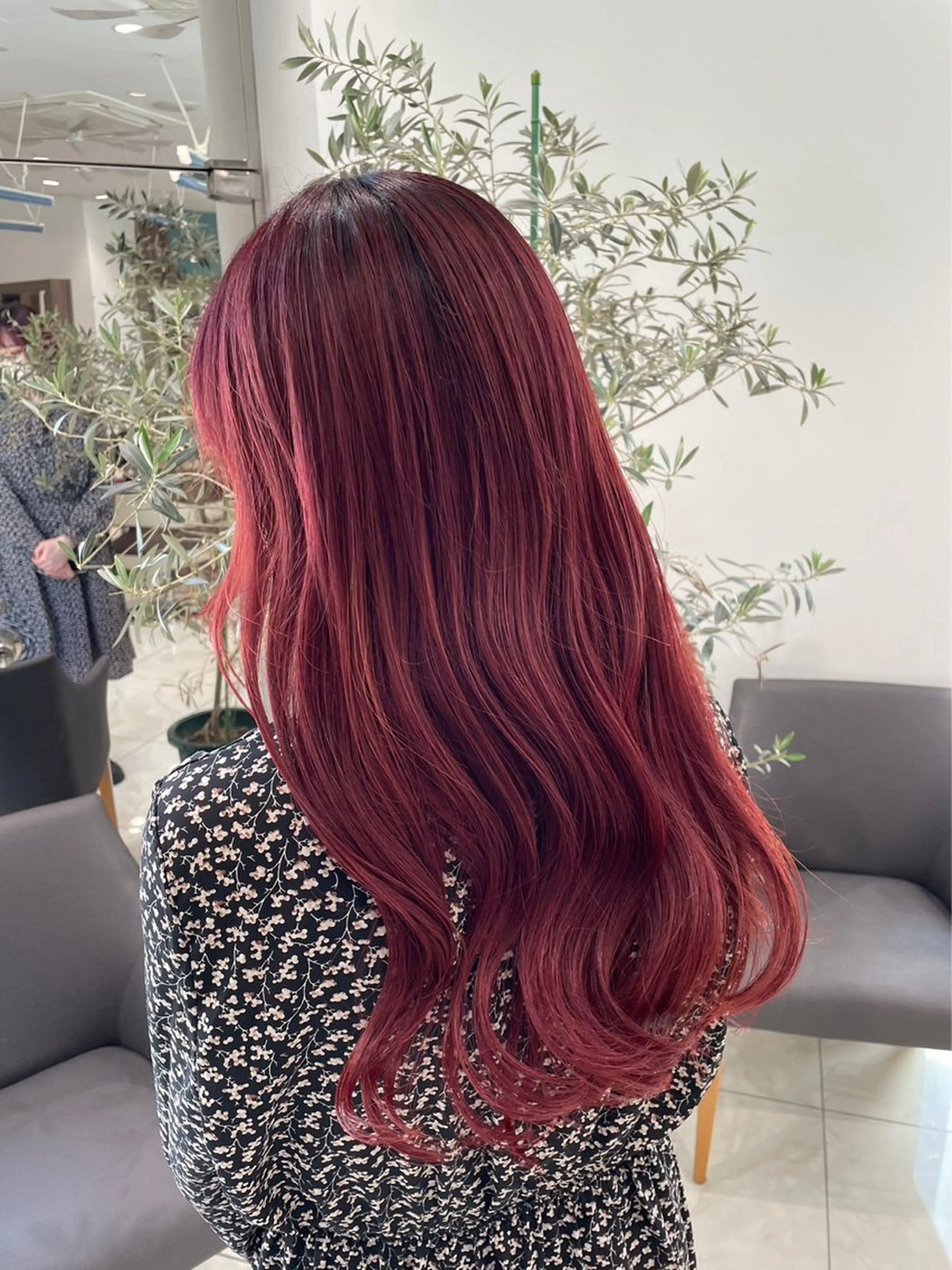 ロング カラー ヘアアレンジ 暖色/くびれヘア/ Misakiのヘアスタイル