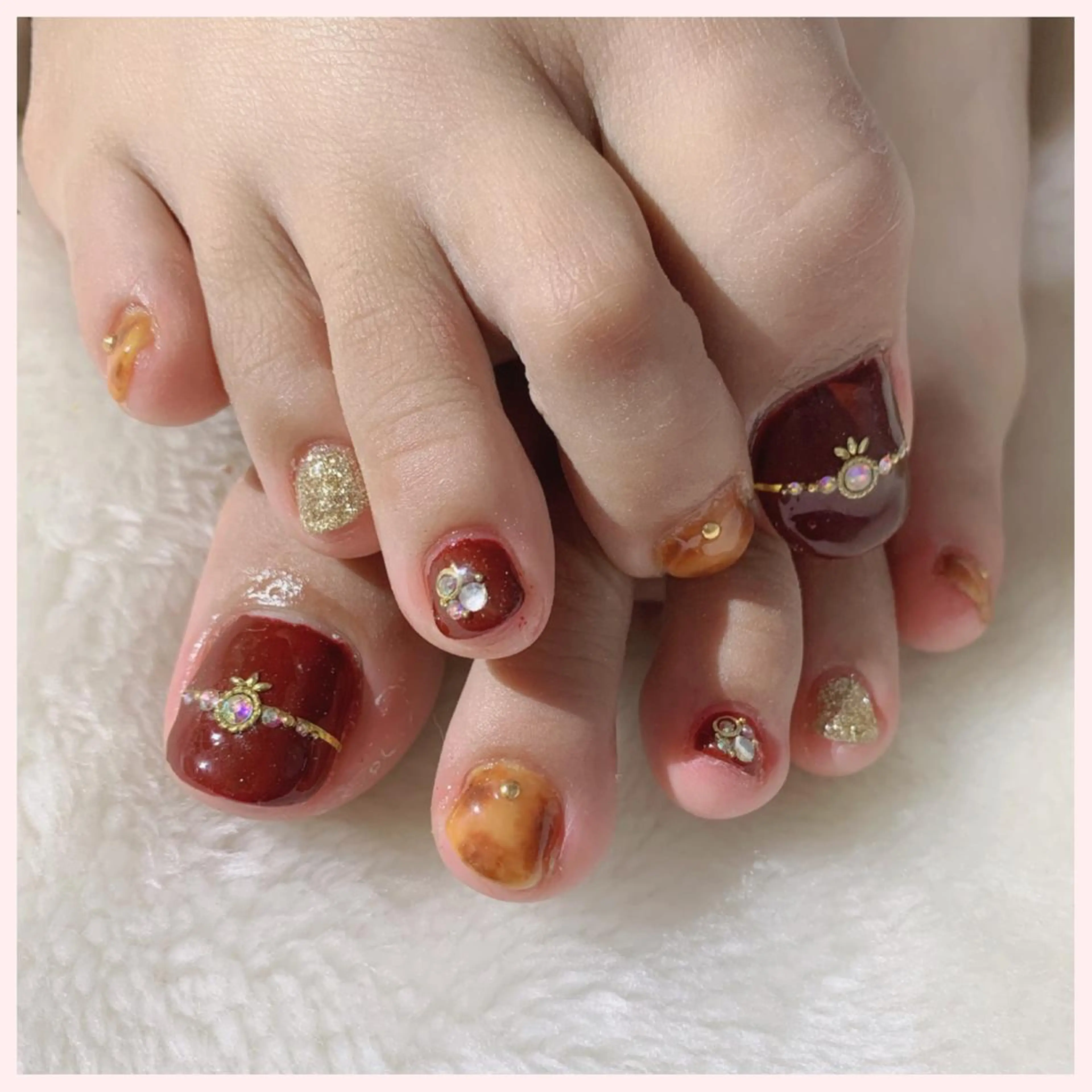 ネイル フットネイル Ogasawara Tokikaのネイルデザイン