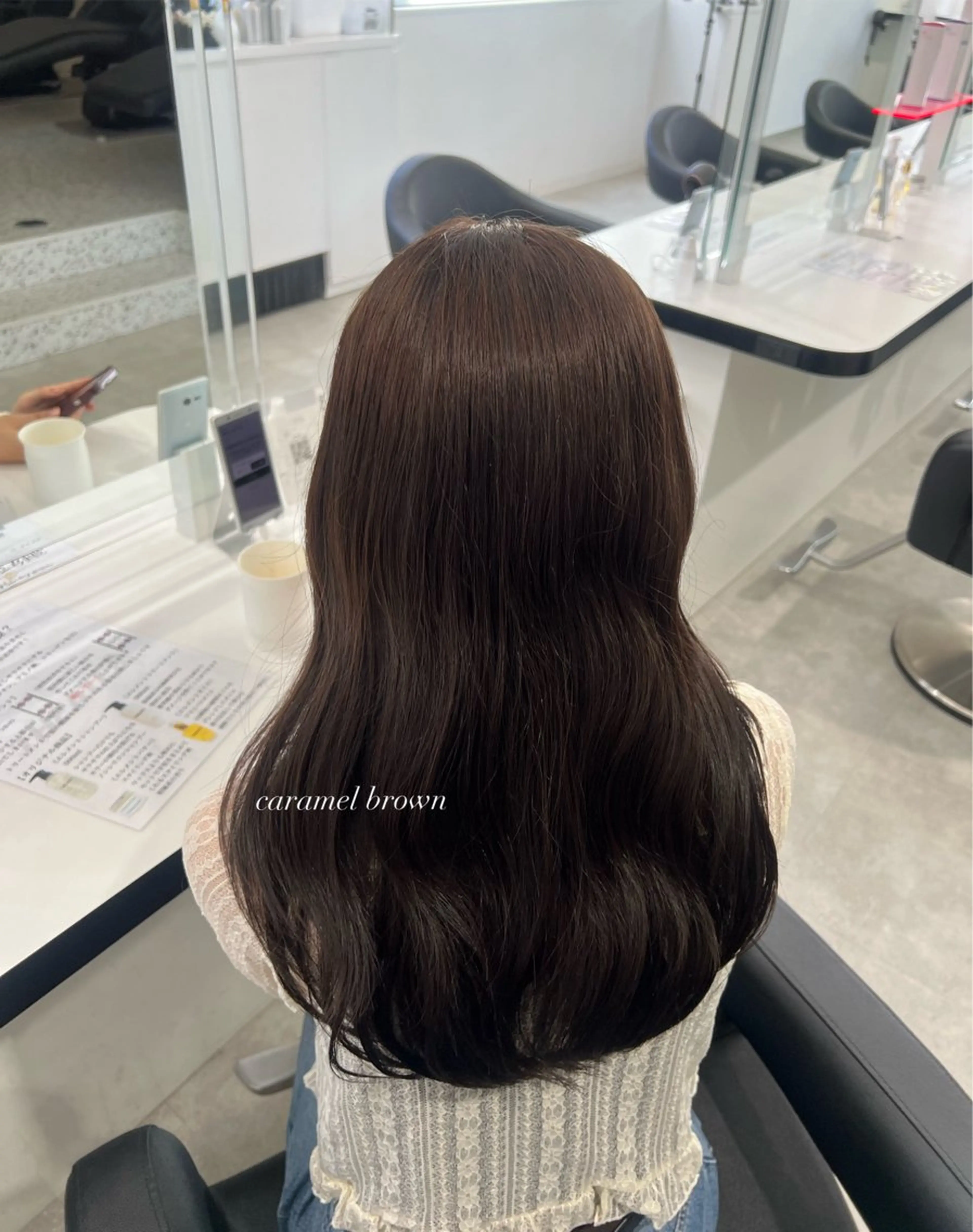 セミロング レイヤーカット／ ハイトーン/Moeのヘアスタイル