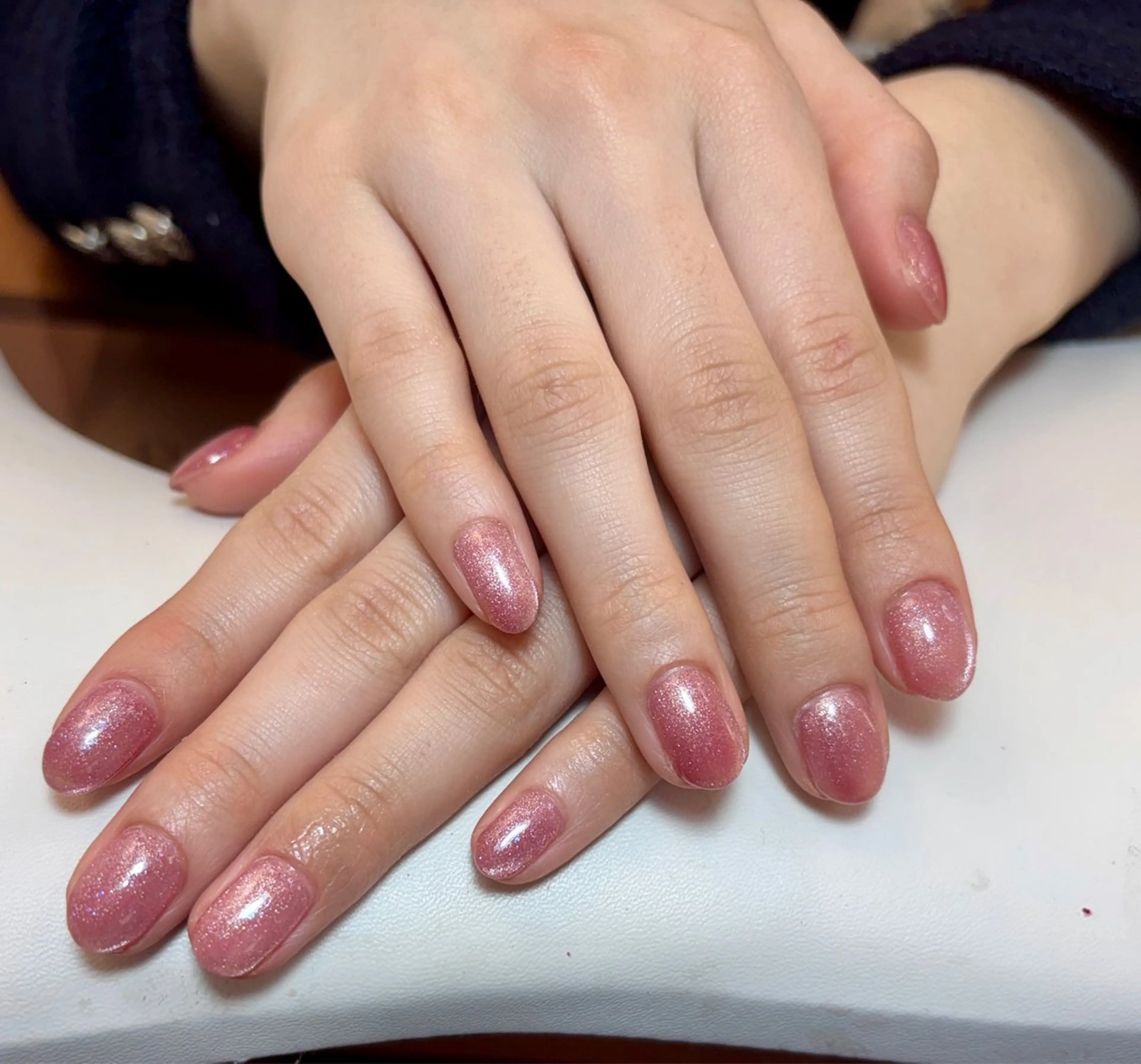 ネイル アートネイル チークネイル 長さ出し フレンチネイル ジェルネイル ハンドネイル Yumi Nail Seiのネイルデザイン