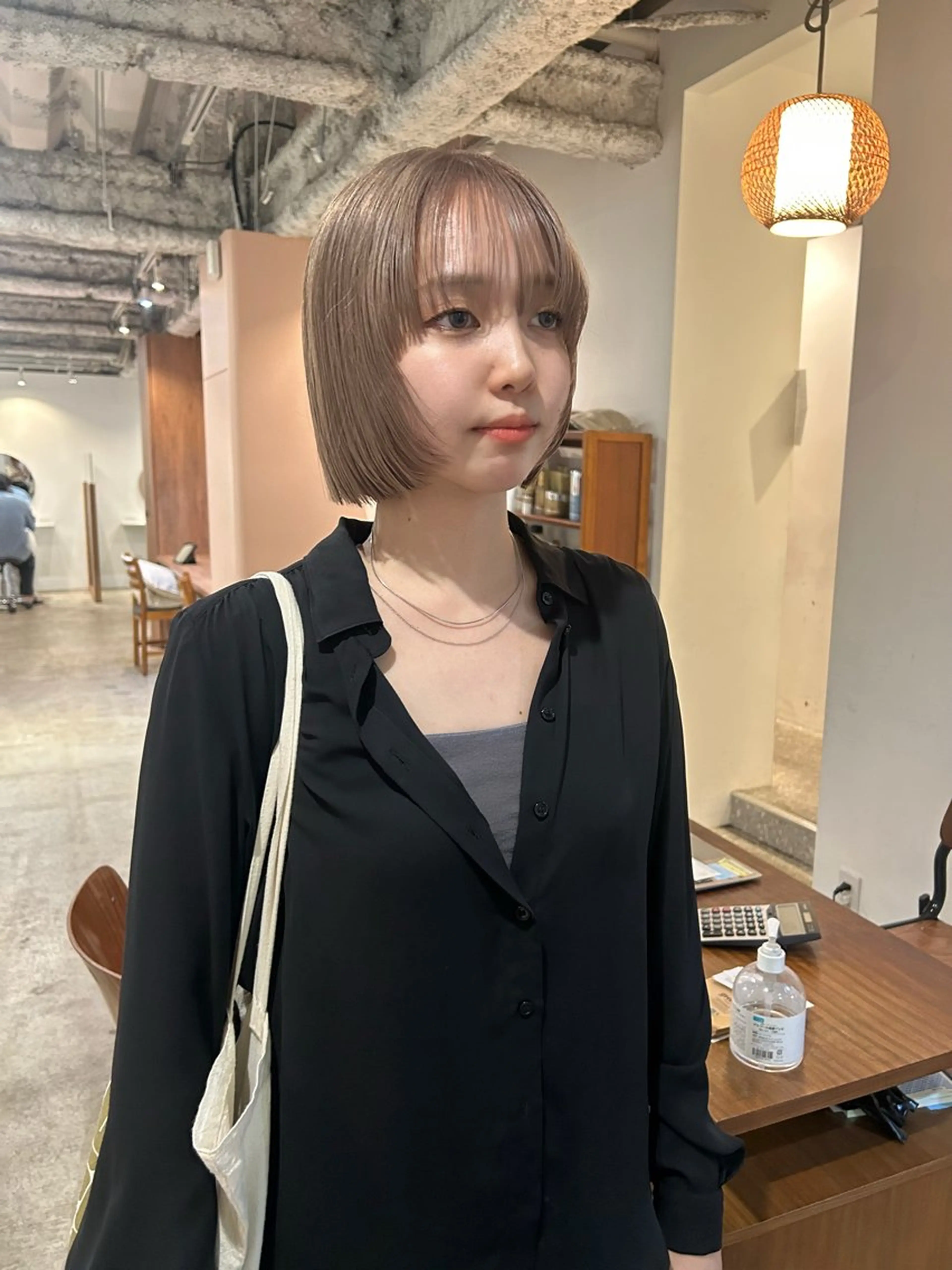 ショート カラー ヘアアレンジ ブリーチ ハイトーンカラー ボブ 🎀suzuna 透明感colorのヘアスタイル