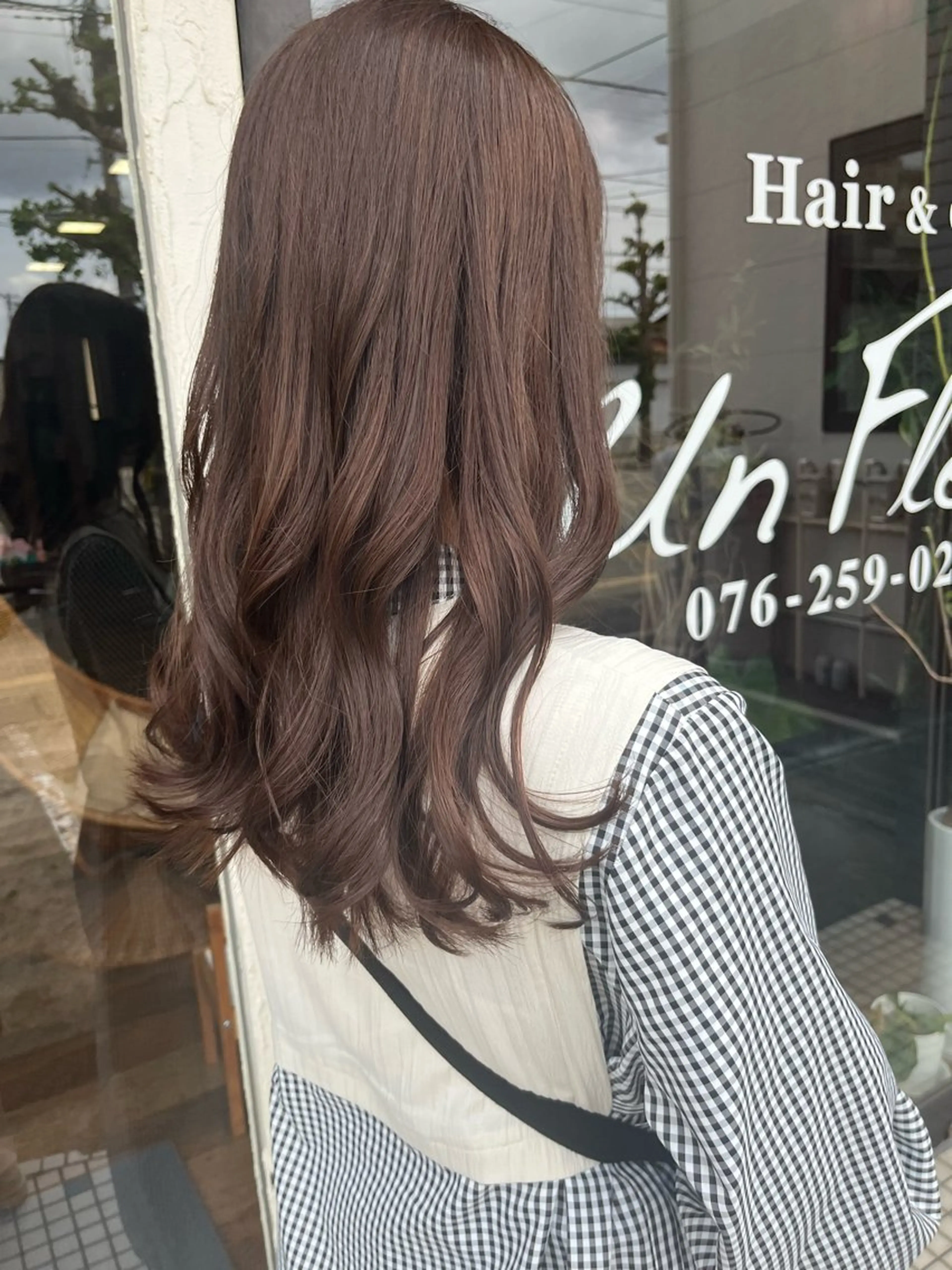 セミロング Un Fleur所属・立野 希沙のヘアスタイル