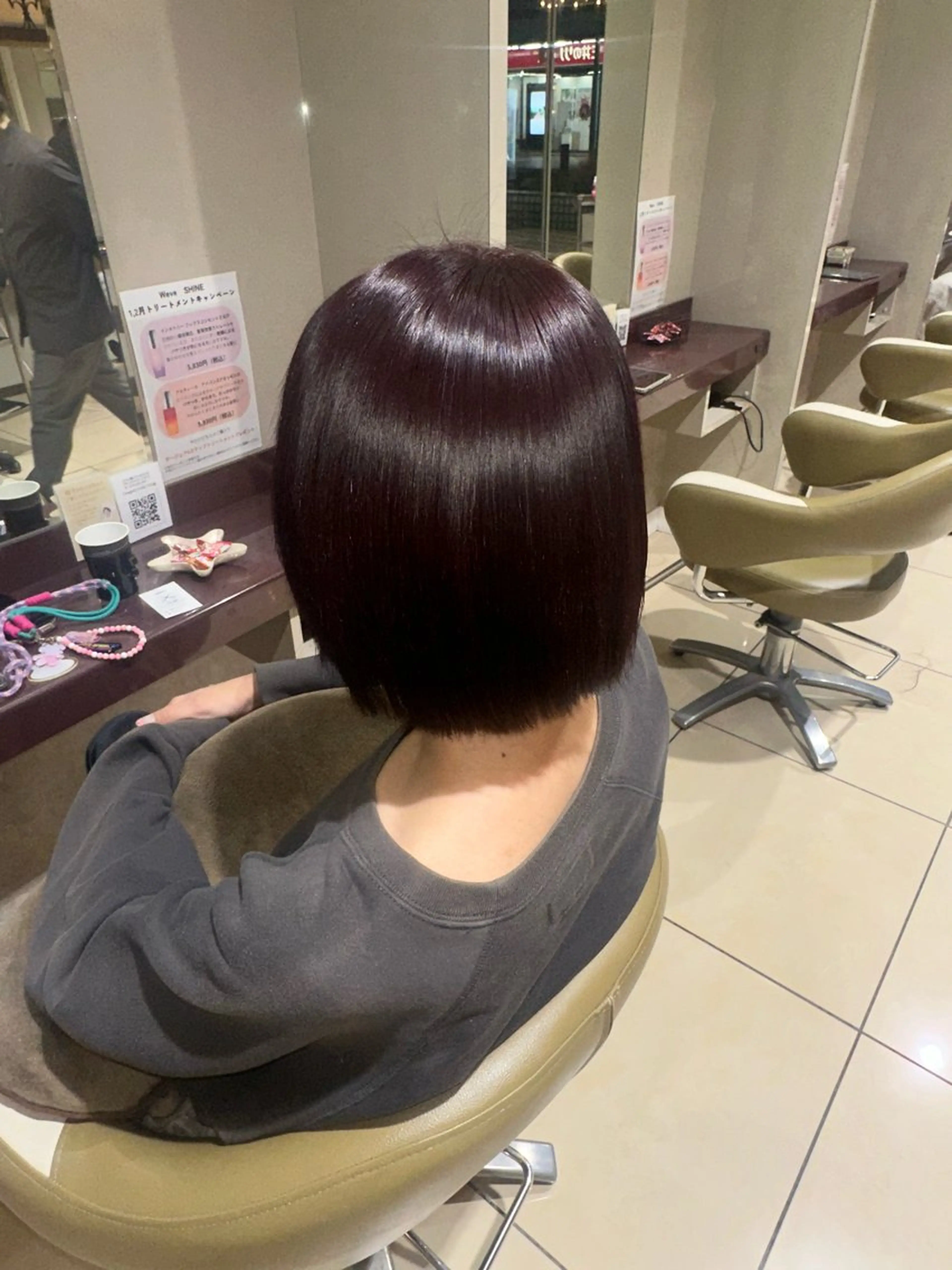 カラー ヘアカラー 川本 桃華のヘアスタイル