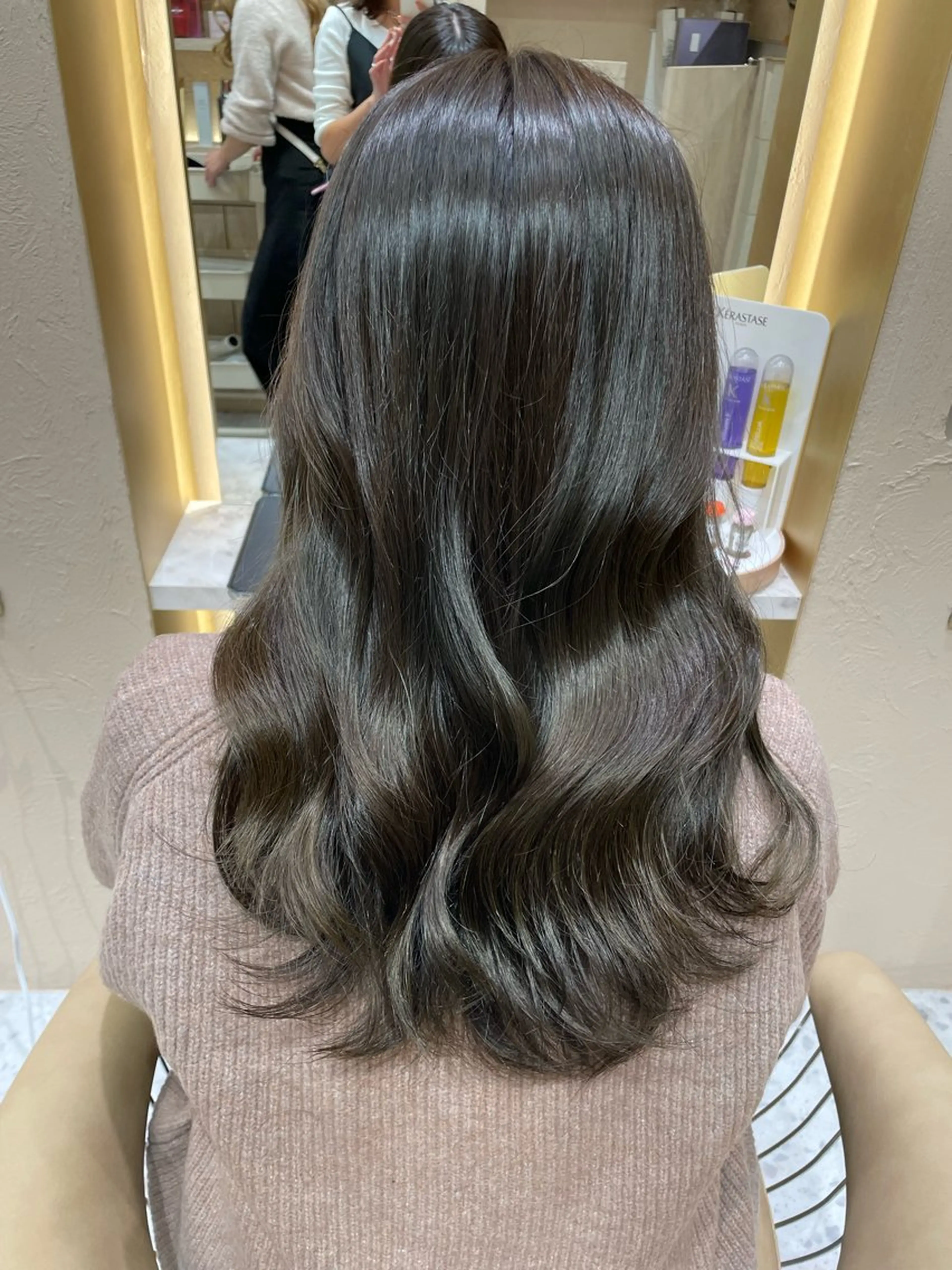 ロング カラー カット ヘアカラー トリートメント 韓国ヘア/髪質改善 /Harunaのヘアスタイル